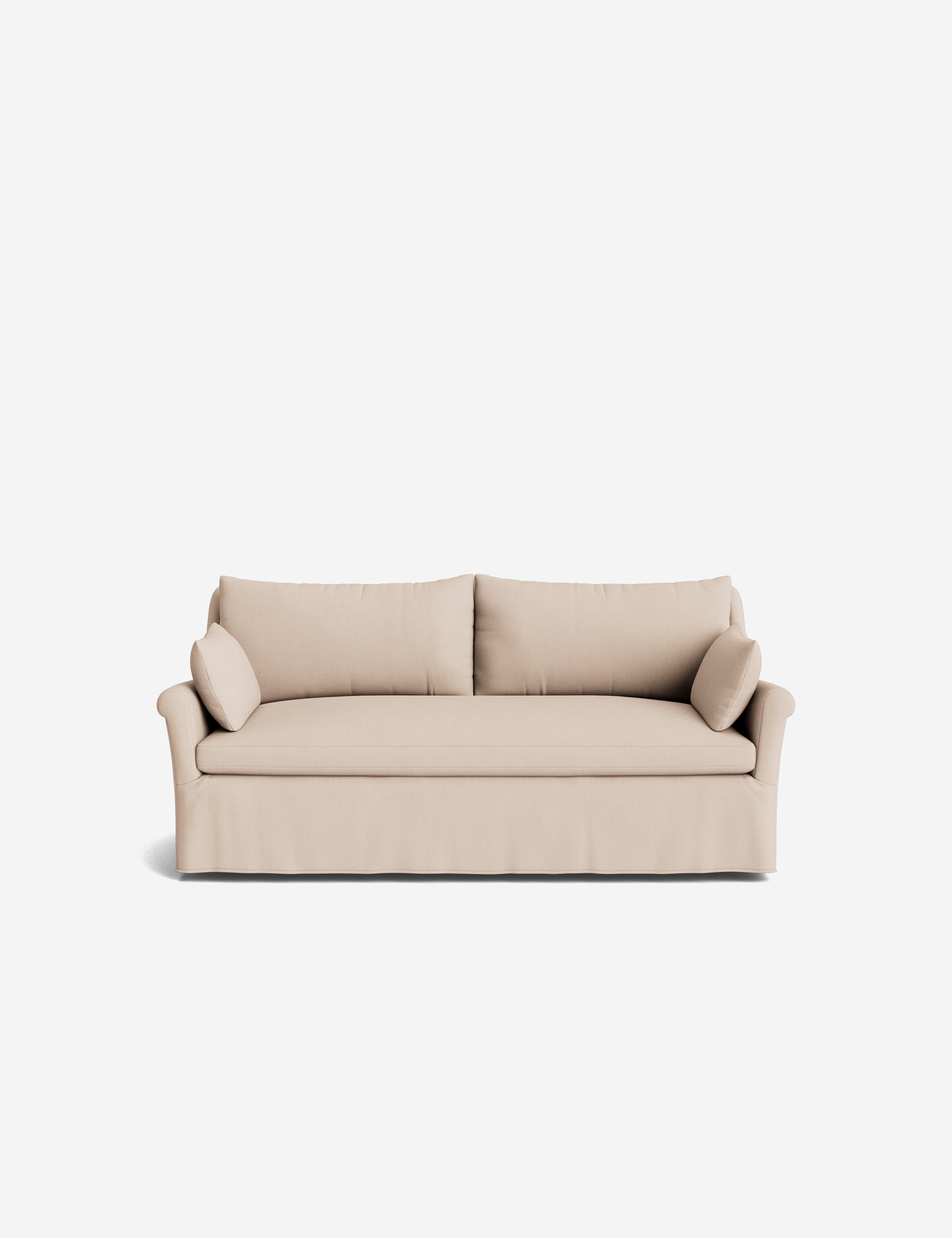 Lulu and Georgia Portola Rolled Arm Slipcover Sofa - view 118