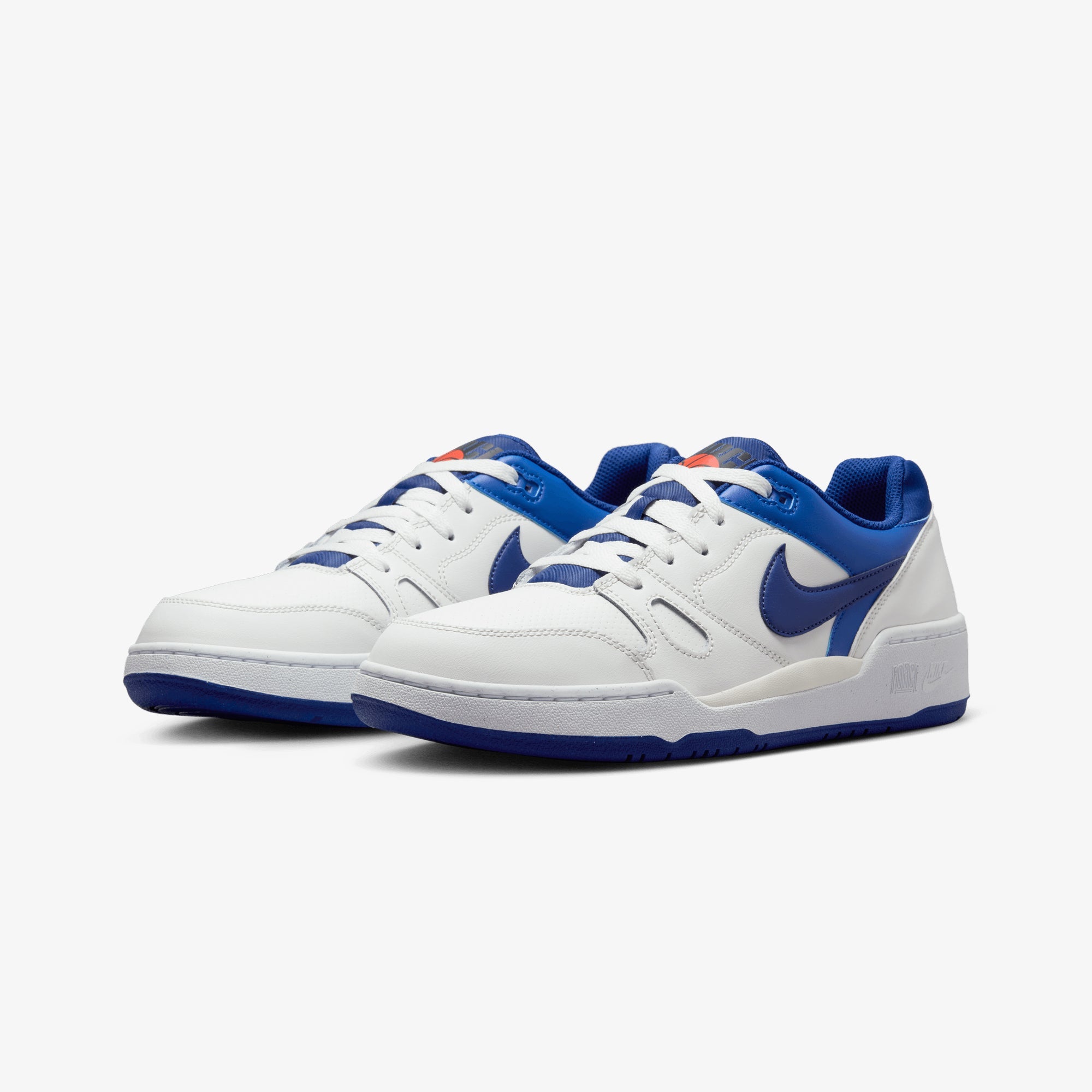 Nike | Full Force Low { Summit White/deep Royal Blue-racer Blue - view 3