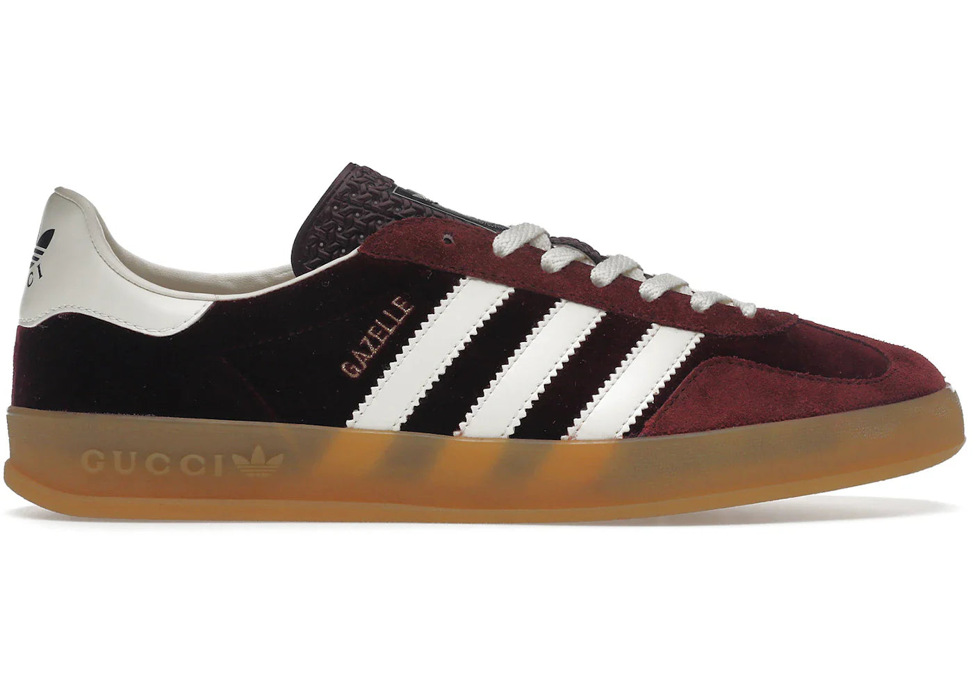 Adidas Gazelle Adidas X Gucci Gazelle Burgundy Velvet