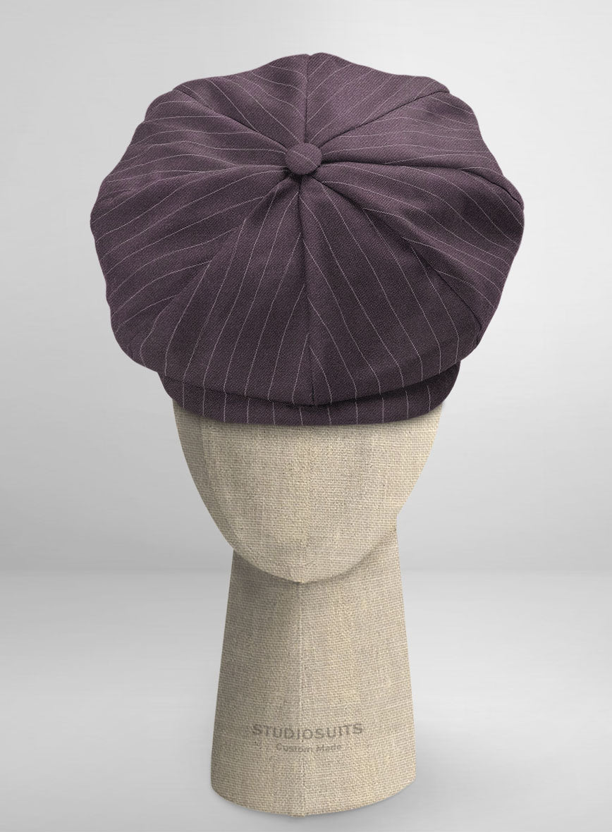 StudioSuits Thomas Shelby Peaky Blinders Wine Wool Newsboy Cap