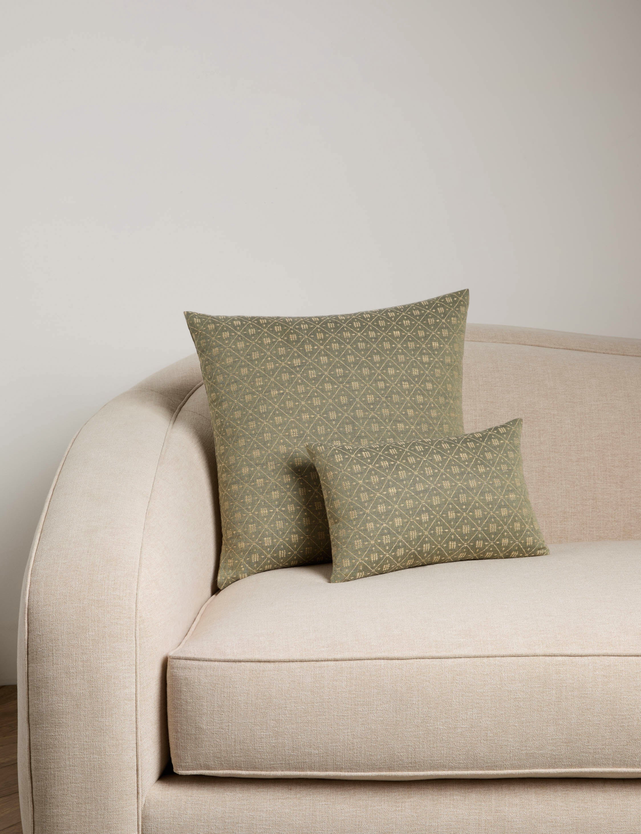 Lulu and Georgia Merola Jacquard Pillow Cover