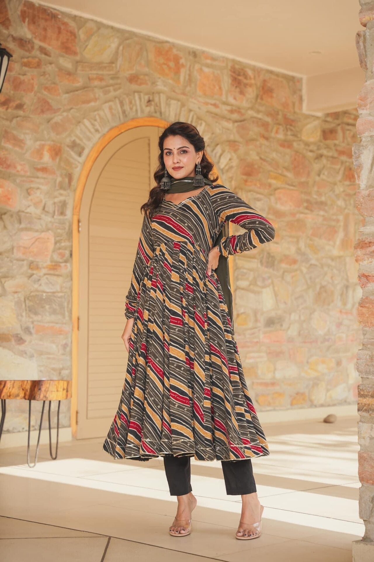Idaho-o Romi Rayon Suit Set - view 2