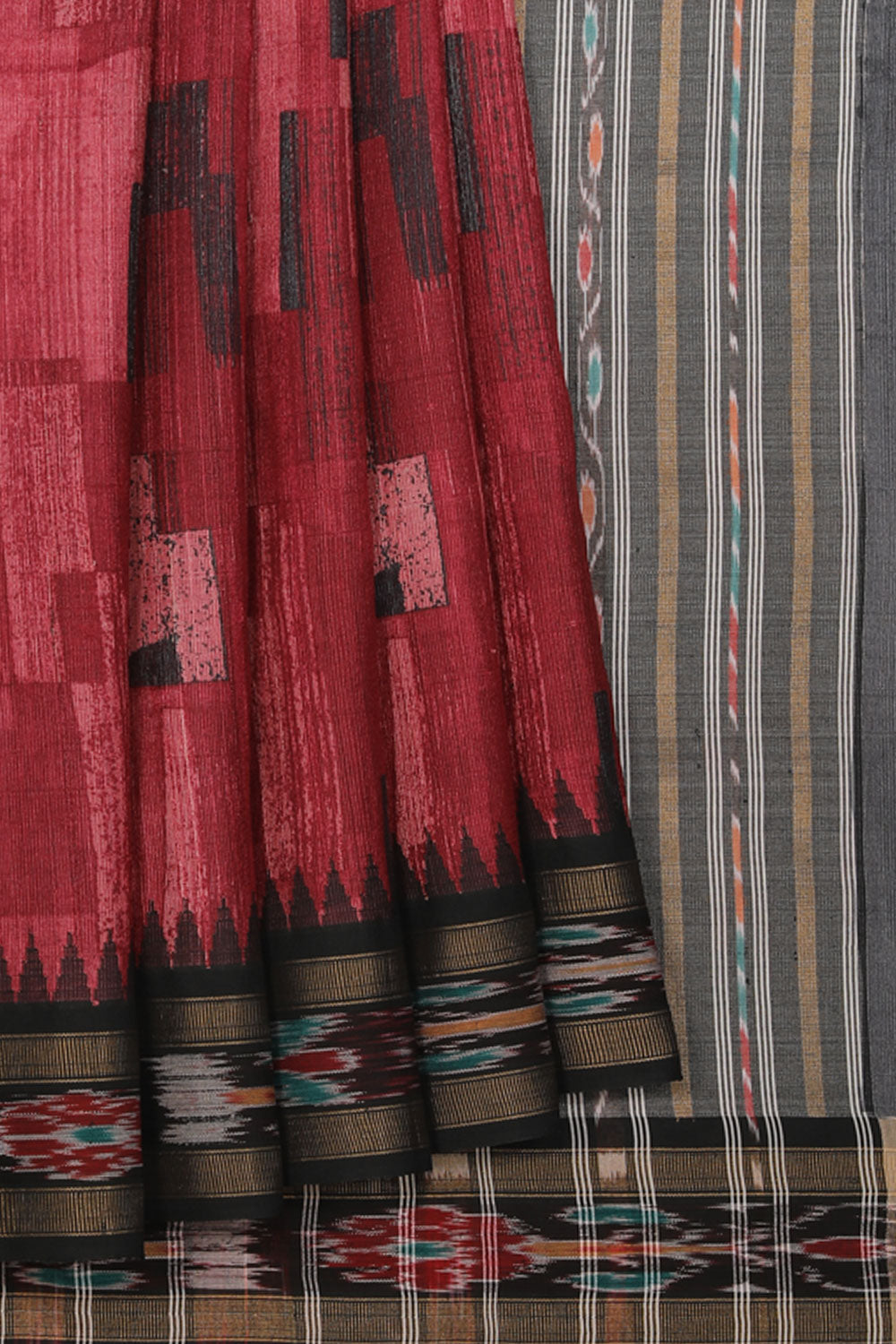 Kalanjali Gorgeous Plum-Pink Saree – Women's