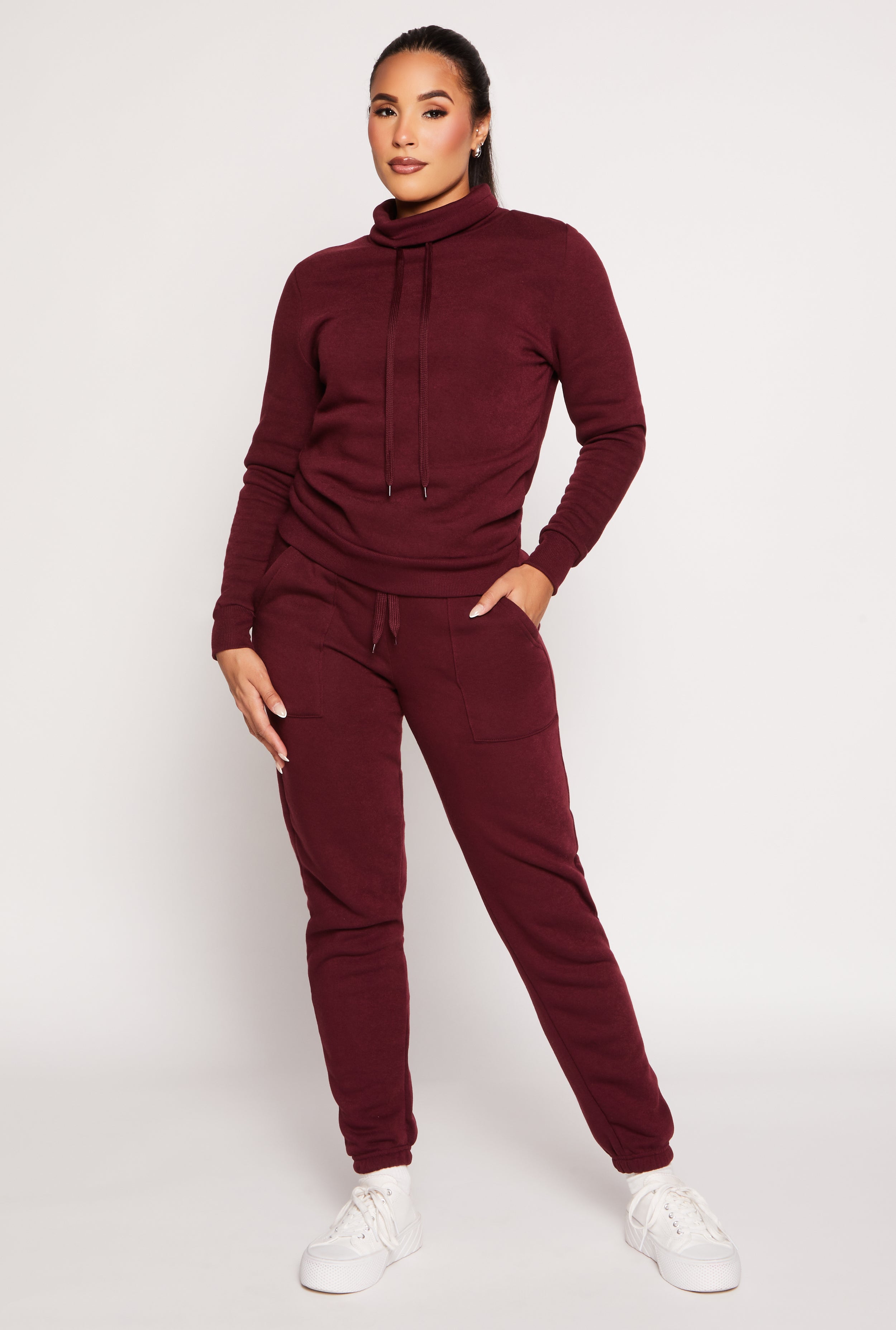 Rainbow Shops Funnel Neck Sweatshirt – Women's - view 2