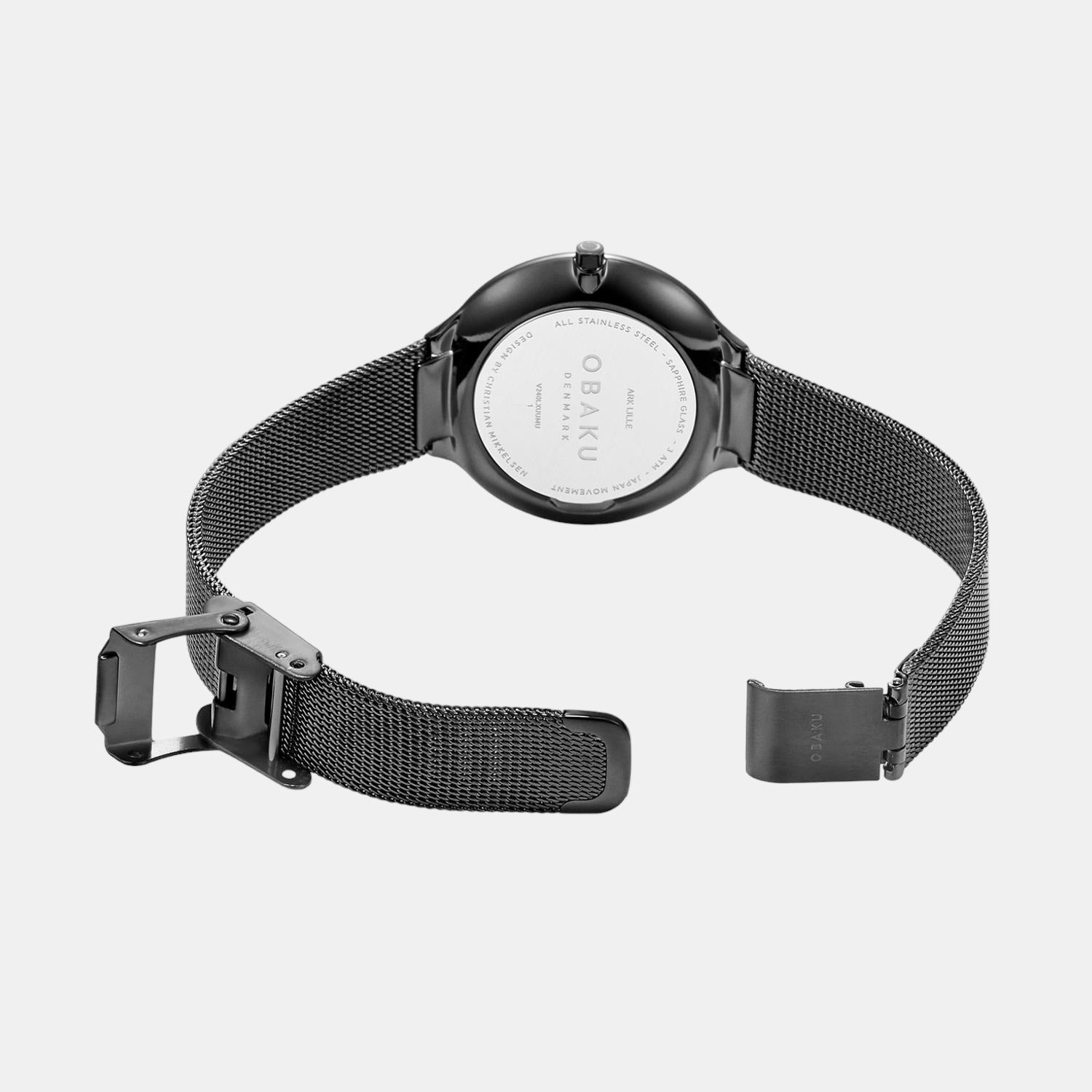 Obaku Ark Lille Women Quartz Grey Dial Analog Stainless Steel Watch V240LXUUMU - view 4