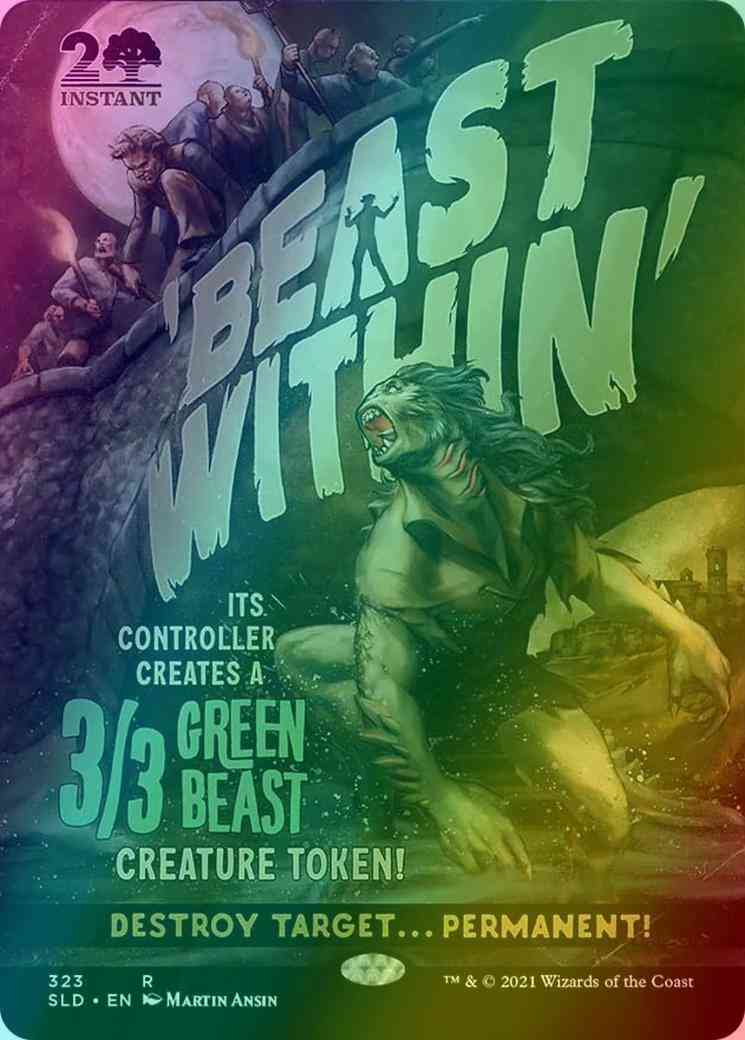 Beast within 0323 – Magic Beast Within [0323] [Monster Movie Marathon] [Secret Lair Drop] [Foil]