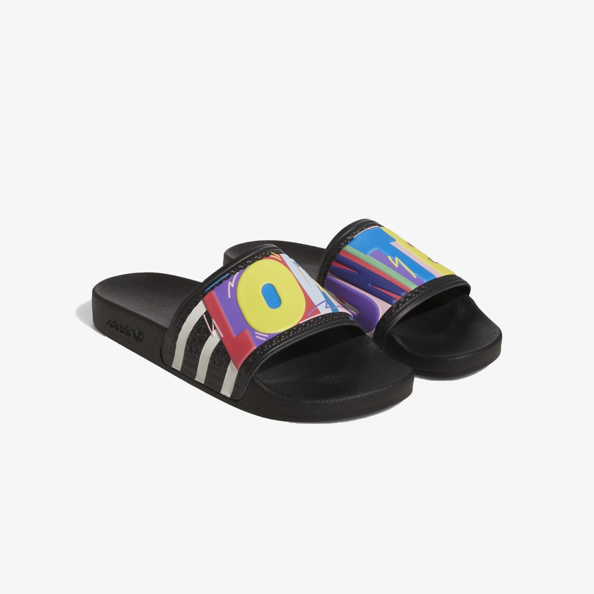 Adilette pride black – Adidas Originals | ADILETTE PRIDE { BLACK