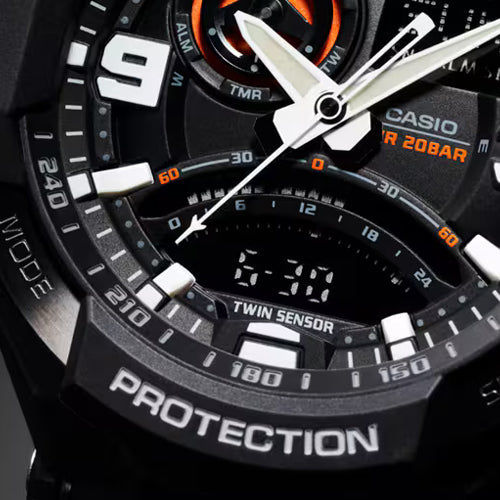 Casio G-Shock Gravitymaster Master Of G - AIR Black Dial Men 52.1mm G435 GA-1000-1A - view 3