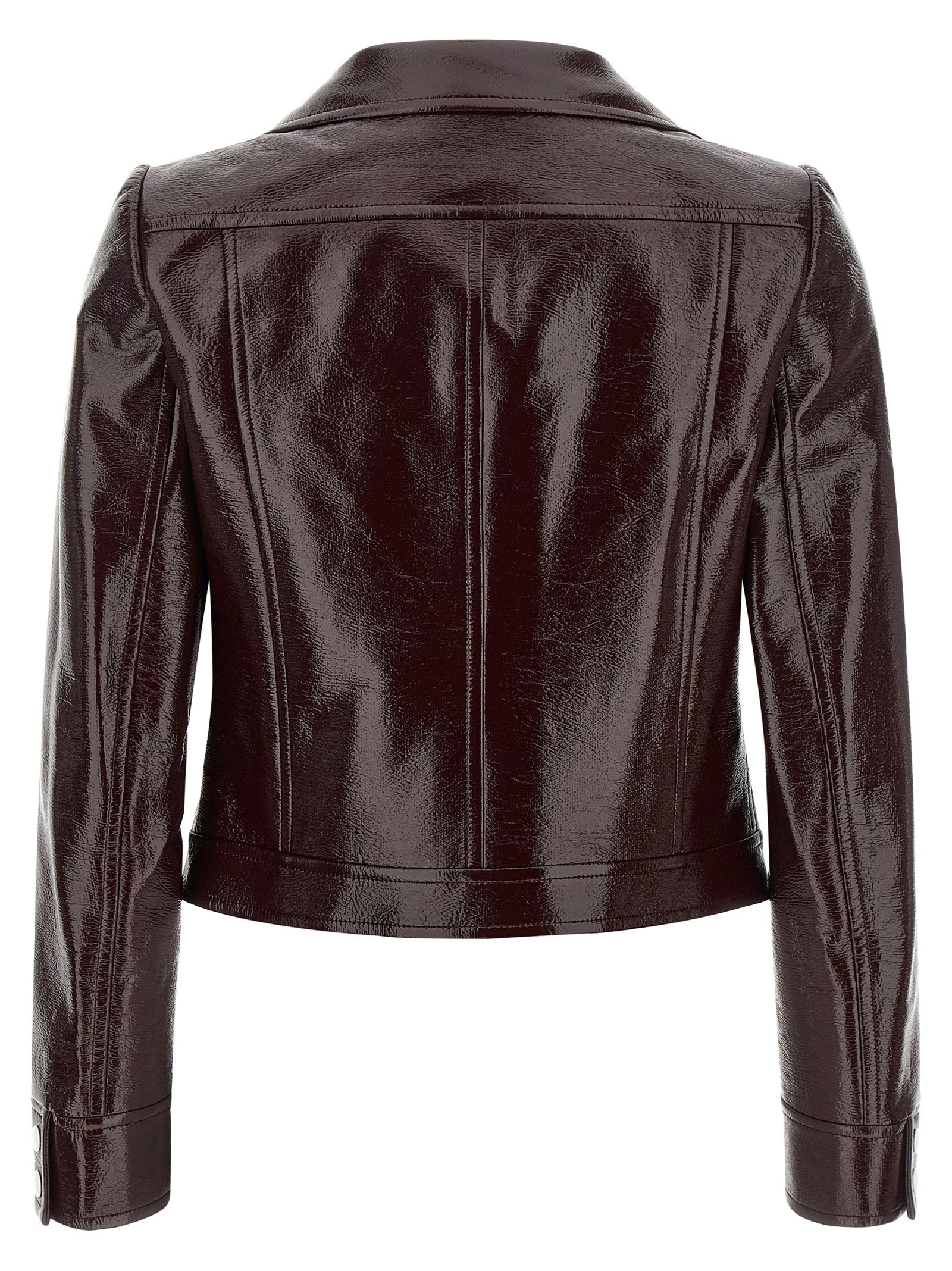 Courreges Reedition Vinyl Jacket – 88% co, 10% pu, 2% ea - view 2