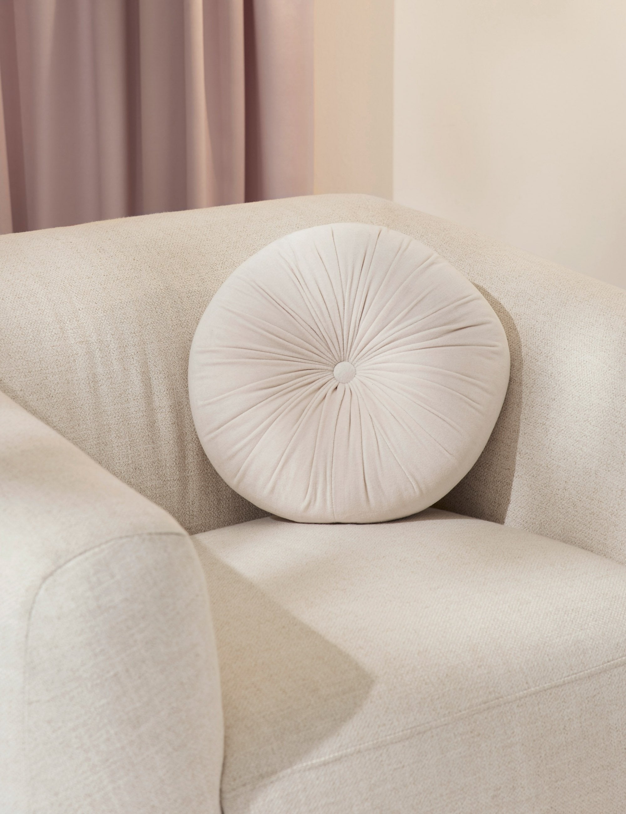 Lulu and Georgia Monroe Velvet Round Pillow - view 22