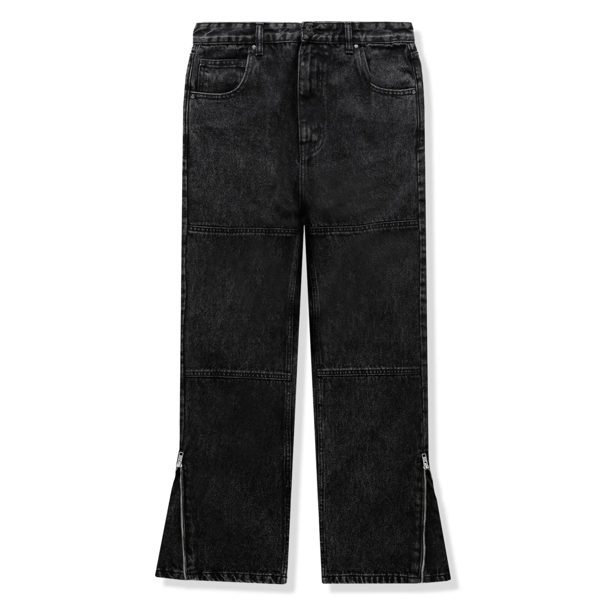 Bénir Clothing Zip Flare Black Jeans