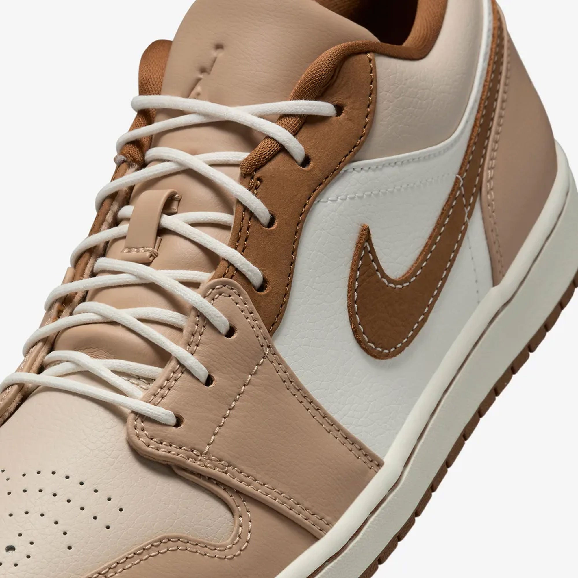 Jordan | Air Jordan 1 Low Se { Hemp/lt British Tan-sail-oatmeal - view 4