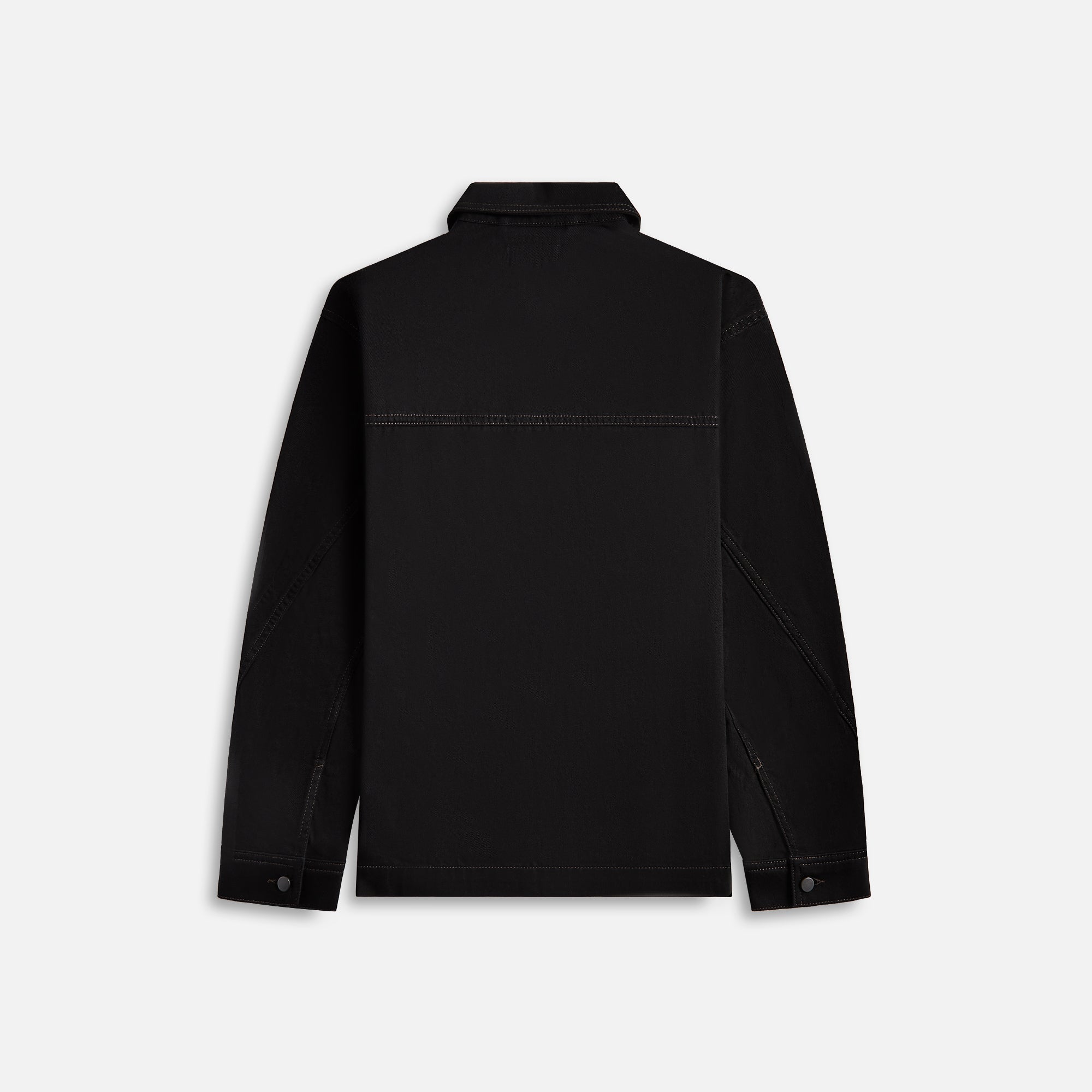 Lemaire Twisted Sleeve Boxy Overshirt - Black - view 2