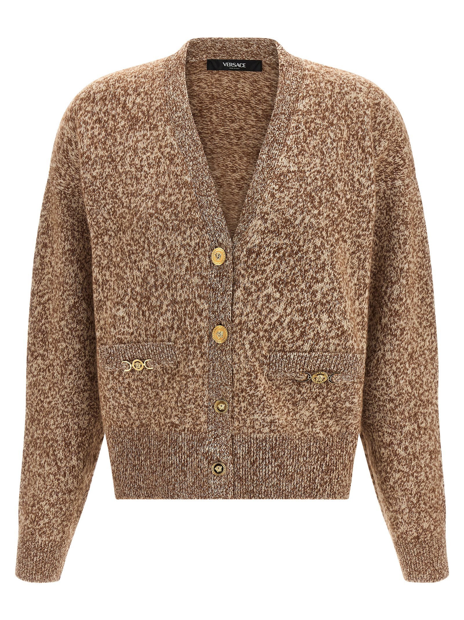 Versace Medusa 95 Button Cardigan – 56% wv, 24% ws, 20% se