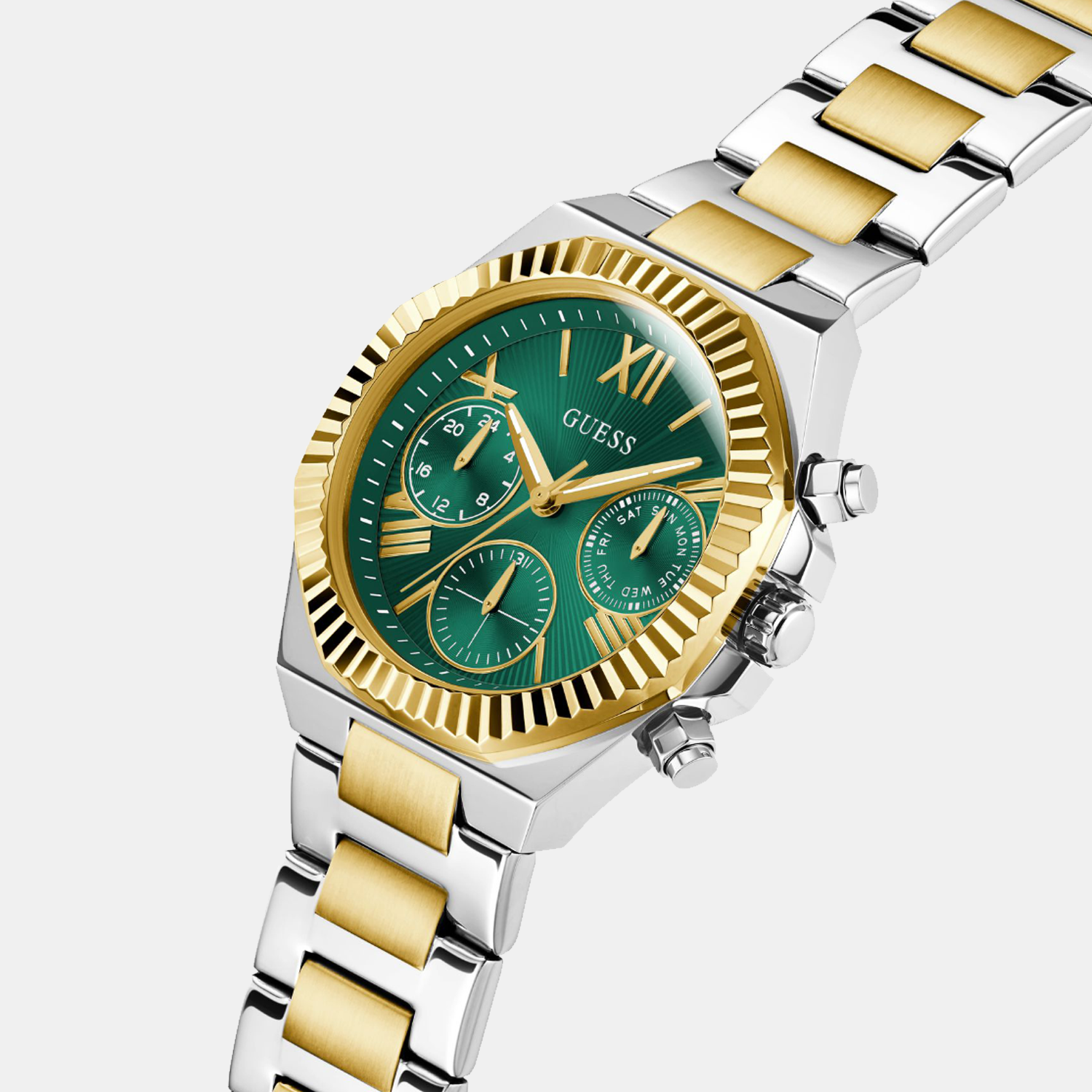Guess Dress Women Quartz Green Dial Multi-Function Stainless Steel Watch GW0769L4 - view 2