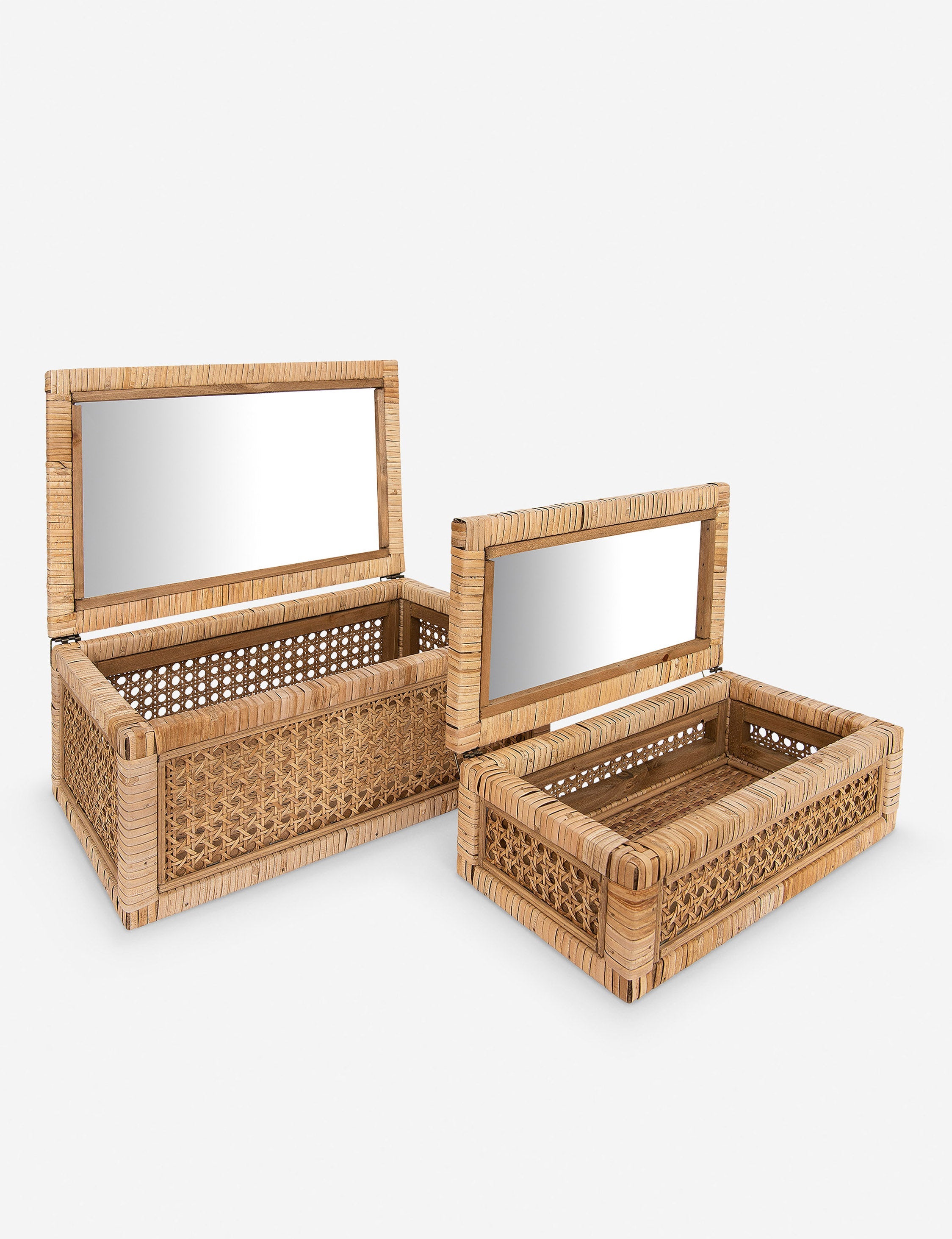 Davi boxes set – Lulu and Georgia Davi Boxes (Set of 2) – Natural