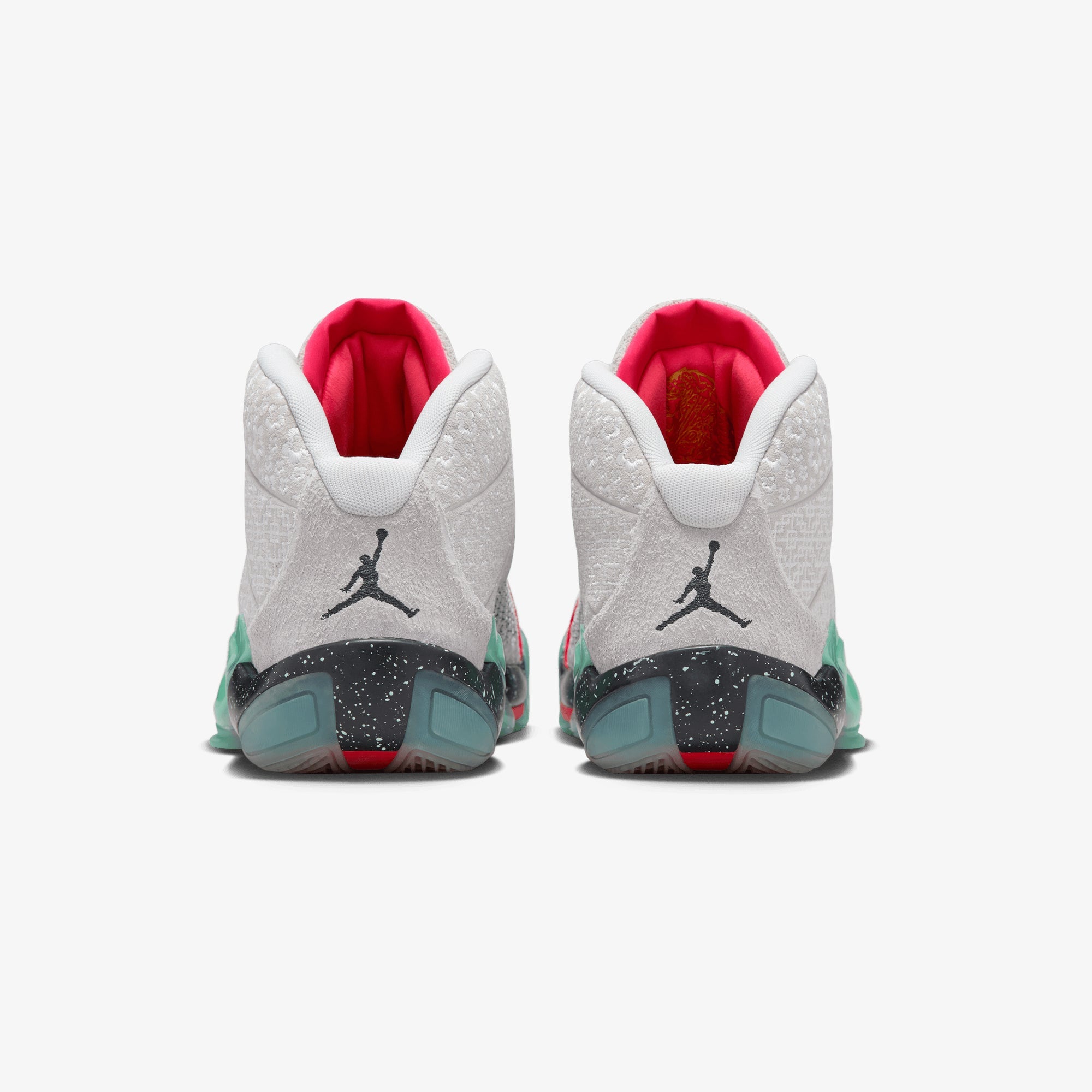 Jordan | AIR JORDAN XXXVIII RUI PF { PHOTON DUST/OFF NOIR-MINT FOAM-SIREN RED - view 2