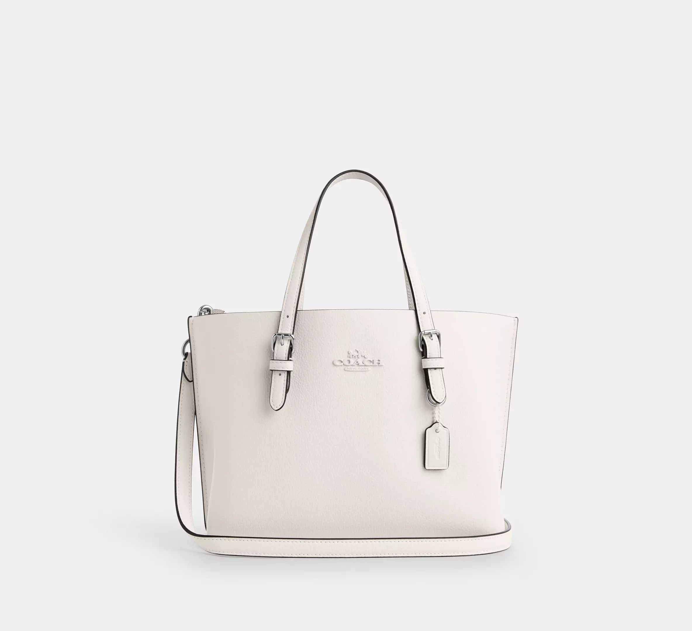 HYPE ELIXIR Coach Mollie Tote Bag 25 Silver/Chalk