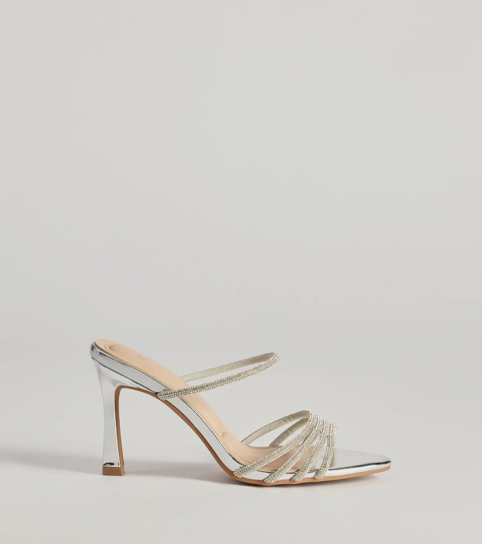 Windsor Endless Shine Rhinestone Stiletto Heels - view 2