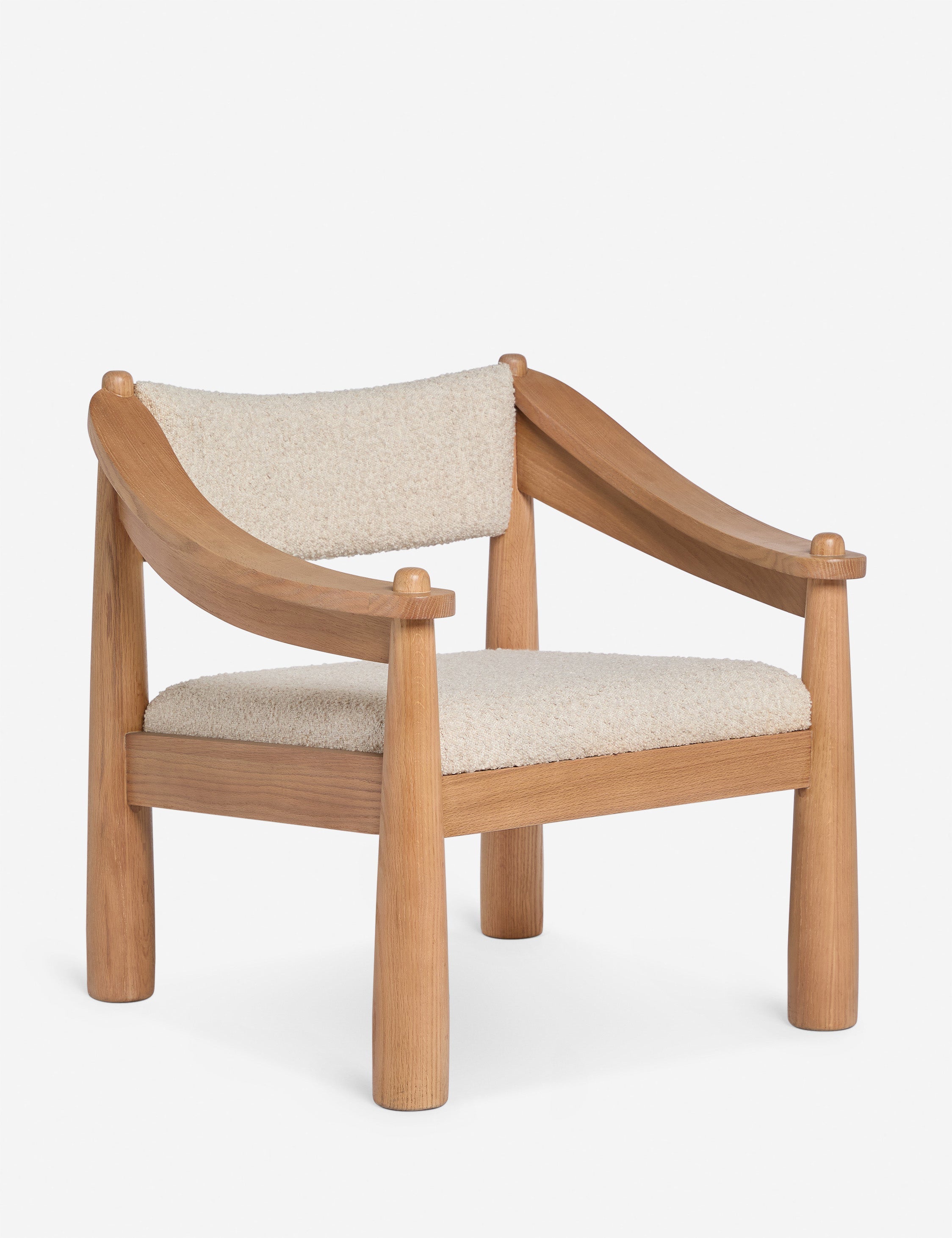 Lulu and Georgia Delise Accent Chair – Natural Boucle