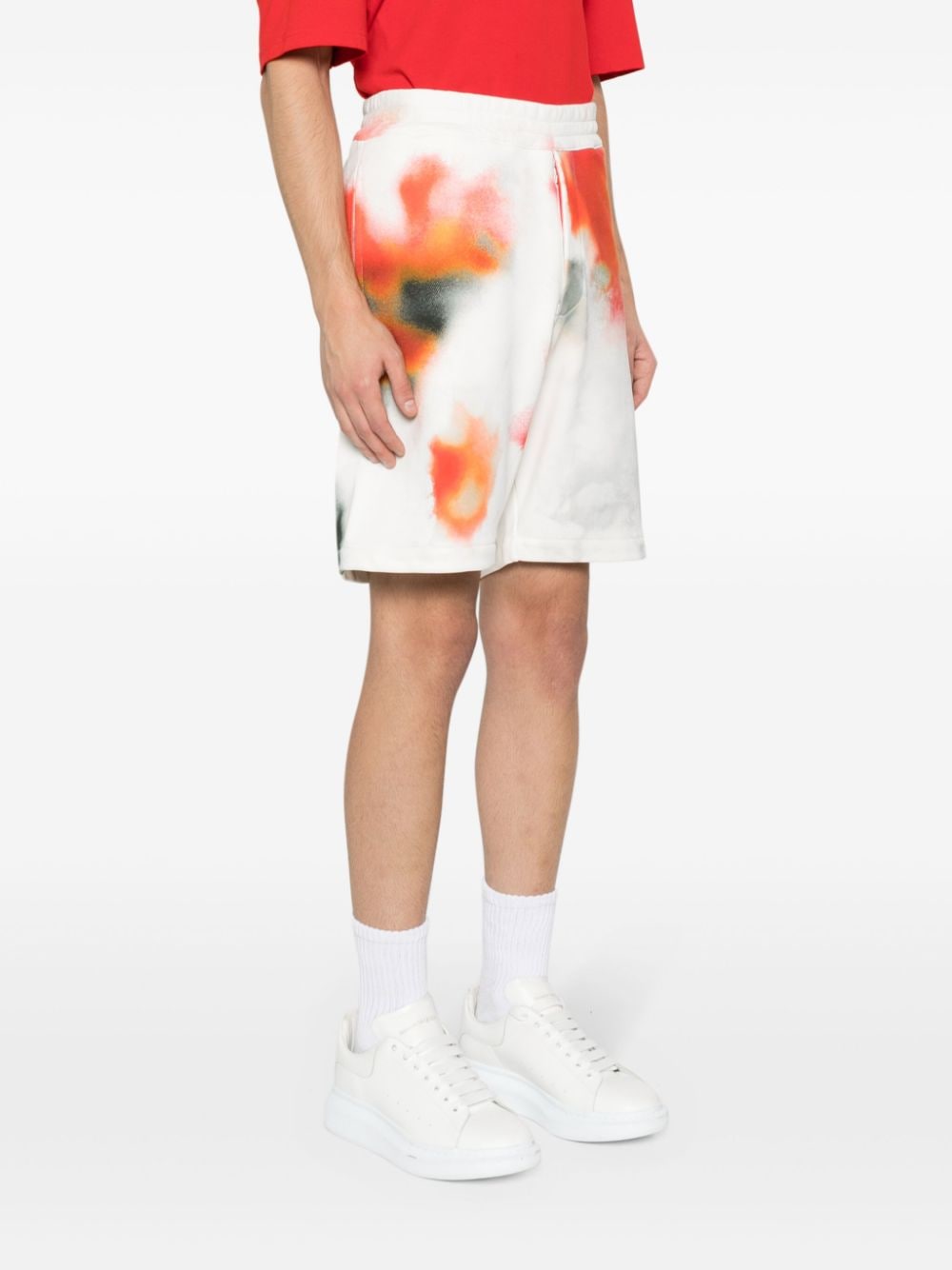 Alexander McQueen Tie-dye bermuda shorts – 100% cotton - view 3