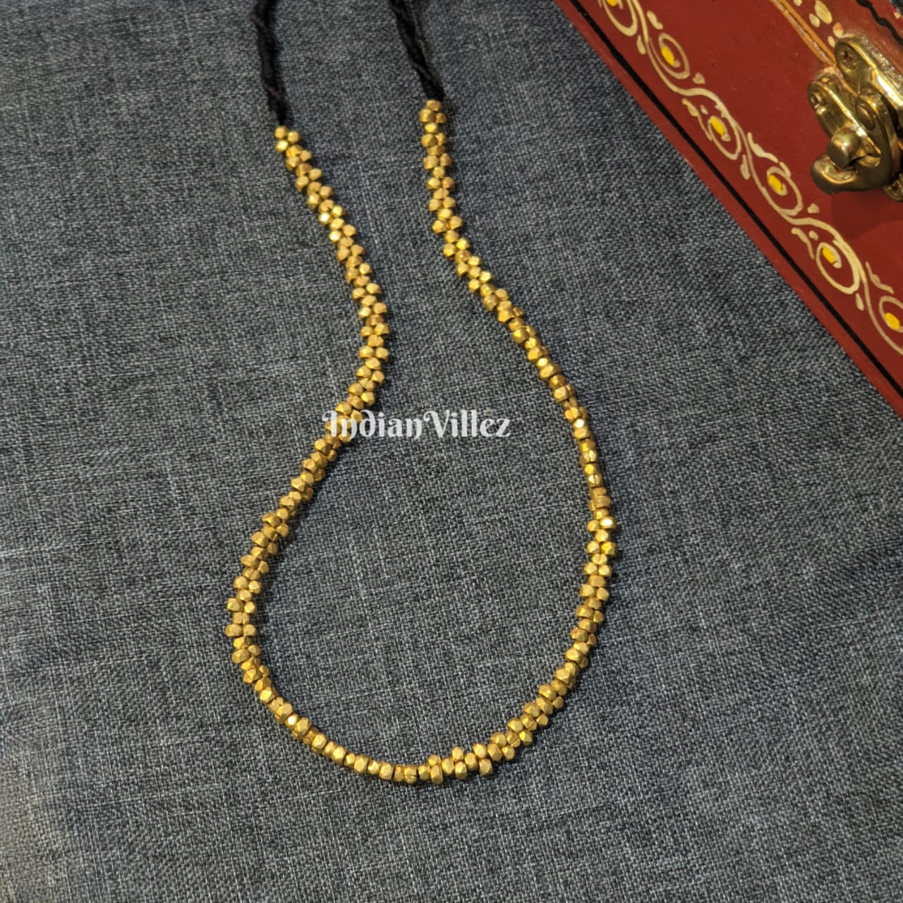 IndianVillèz Handcrafted Dhokra Tribal Pendant