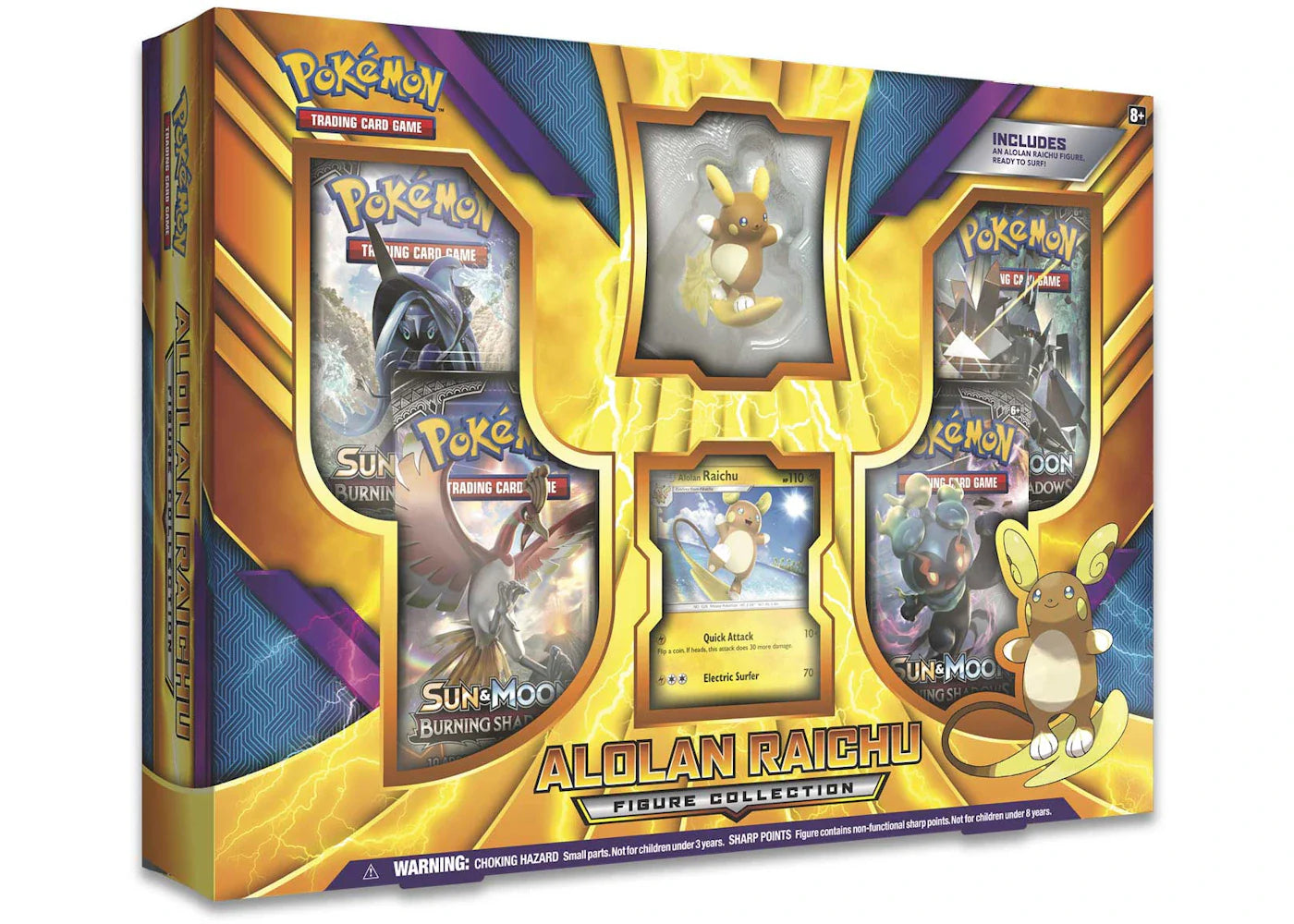 Pokémon 2018 Pokemon TCG Alolan Raichu Figure Collection