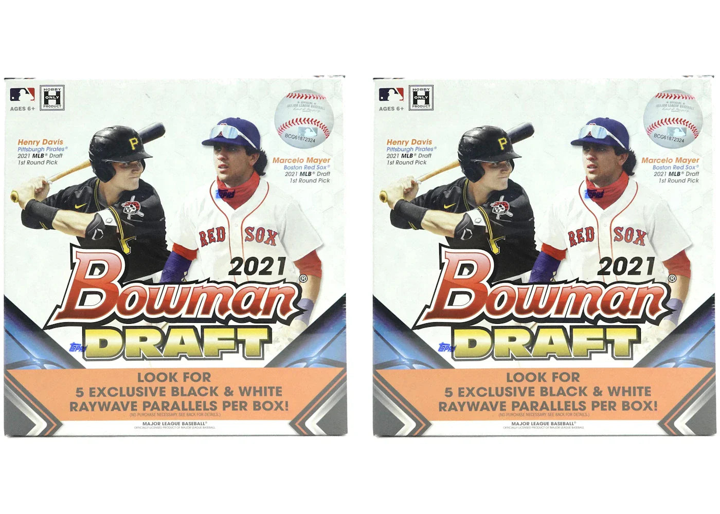 2021 Bowman Draft Baseball Hobby Lite Box 2x Lot