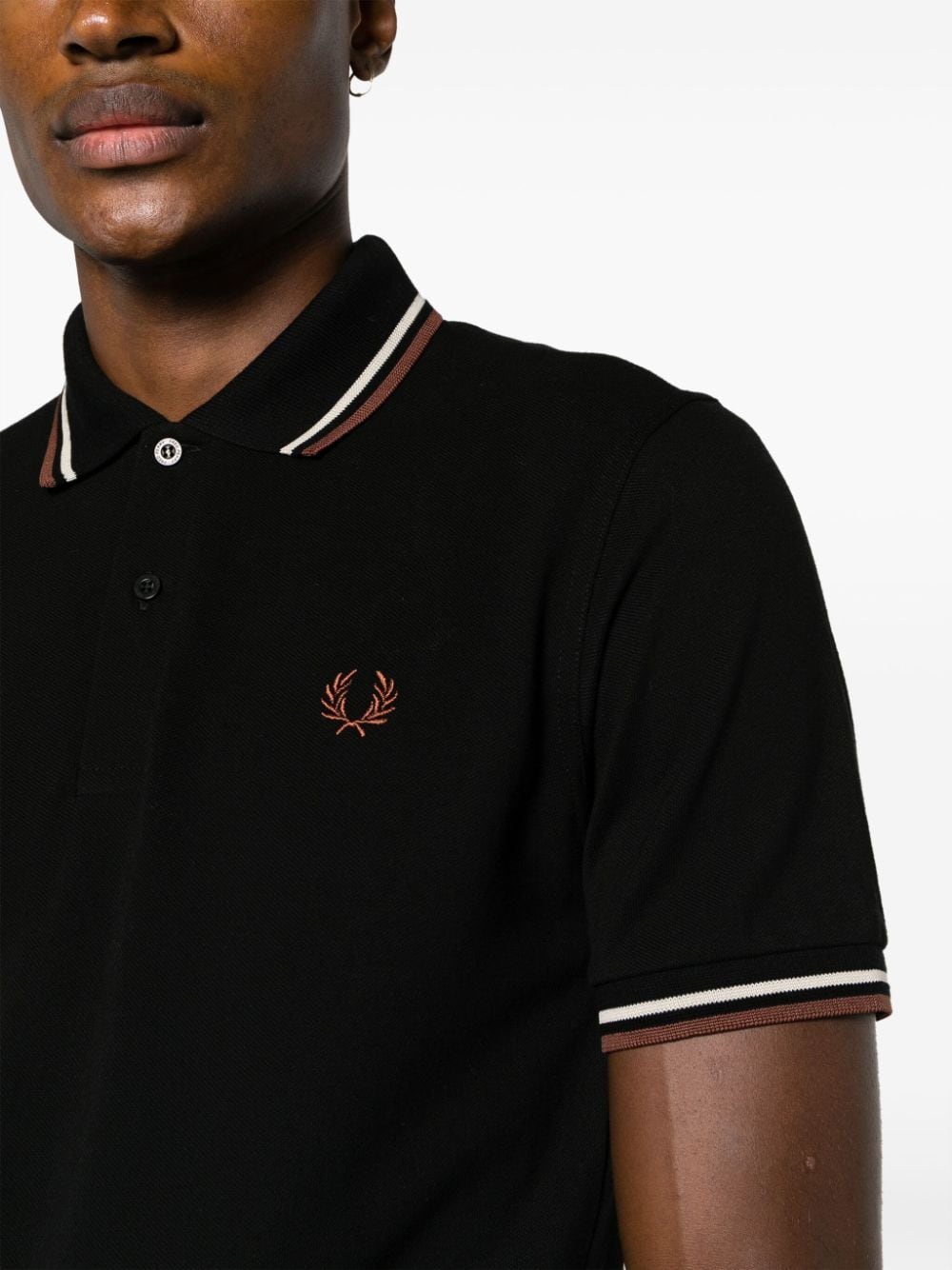 Fred Perry Logo cotton polo shirt – Cotton 100% - view 2