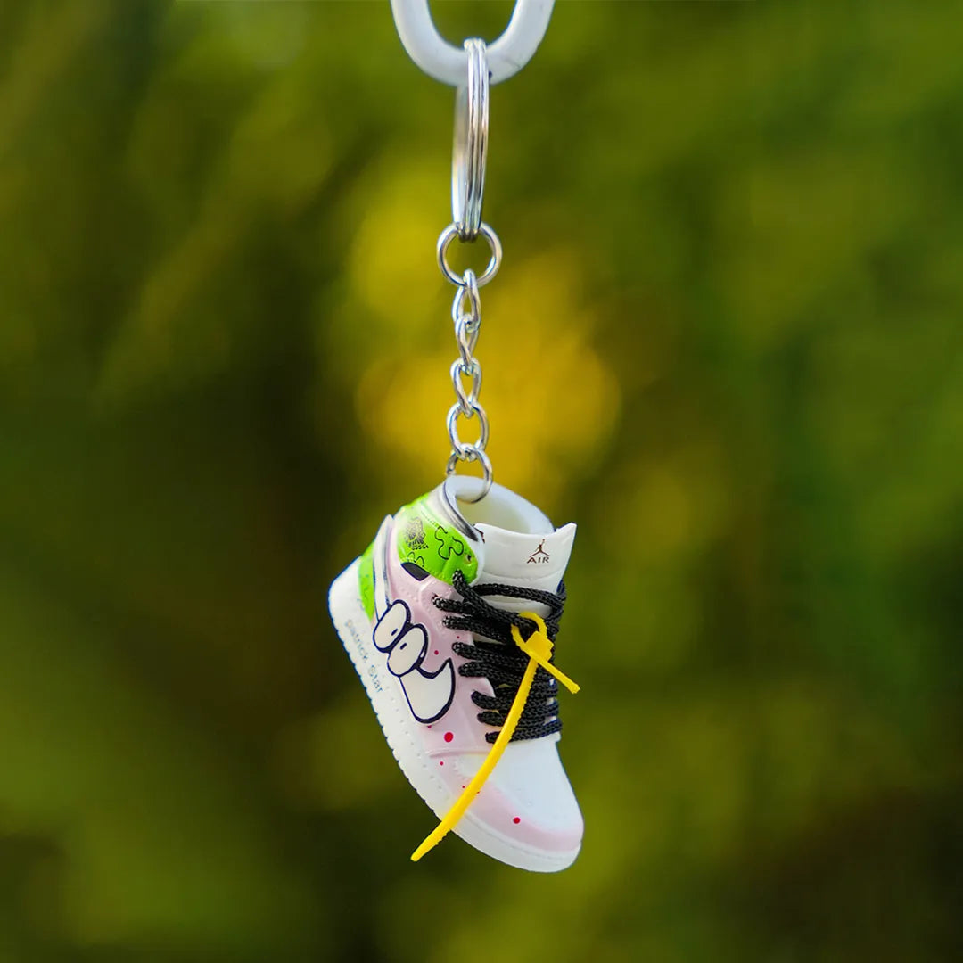 Kicks Machine 3D Sneaker Keychain AJ1 Custom Patrick