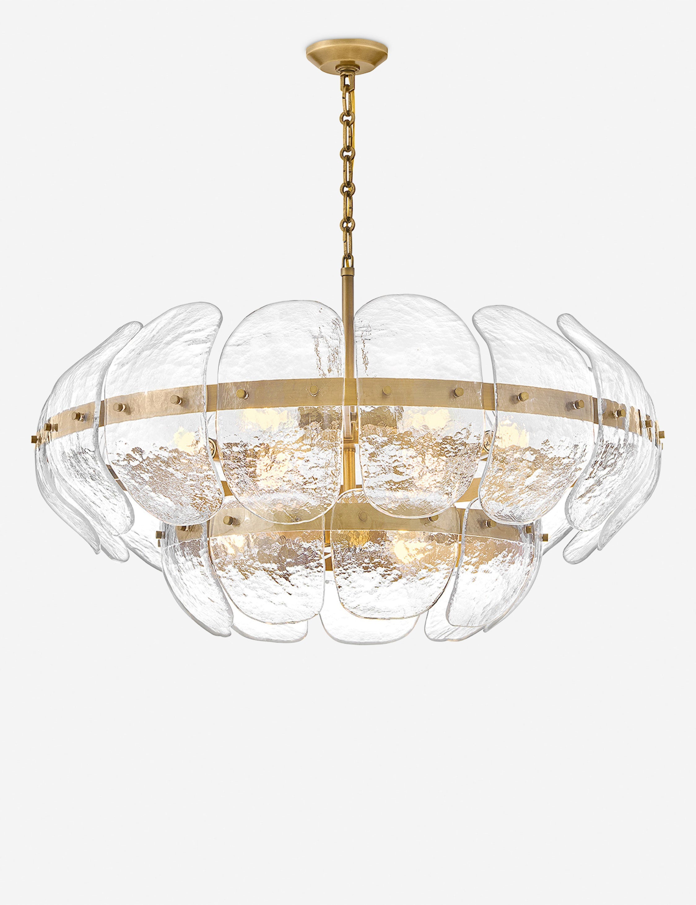 Lulu and Georgia Bascom Tiered Chandelier – Brass - view 4