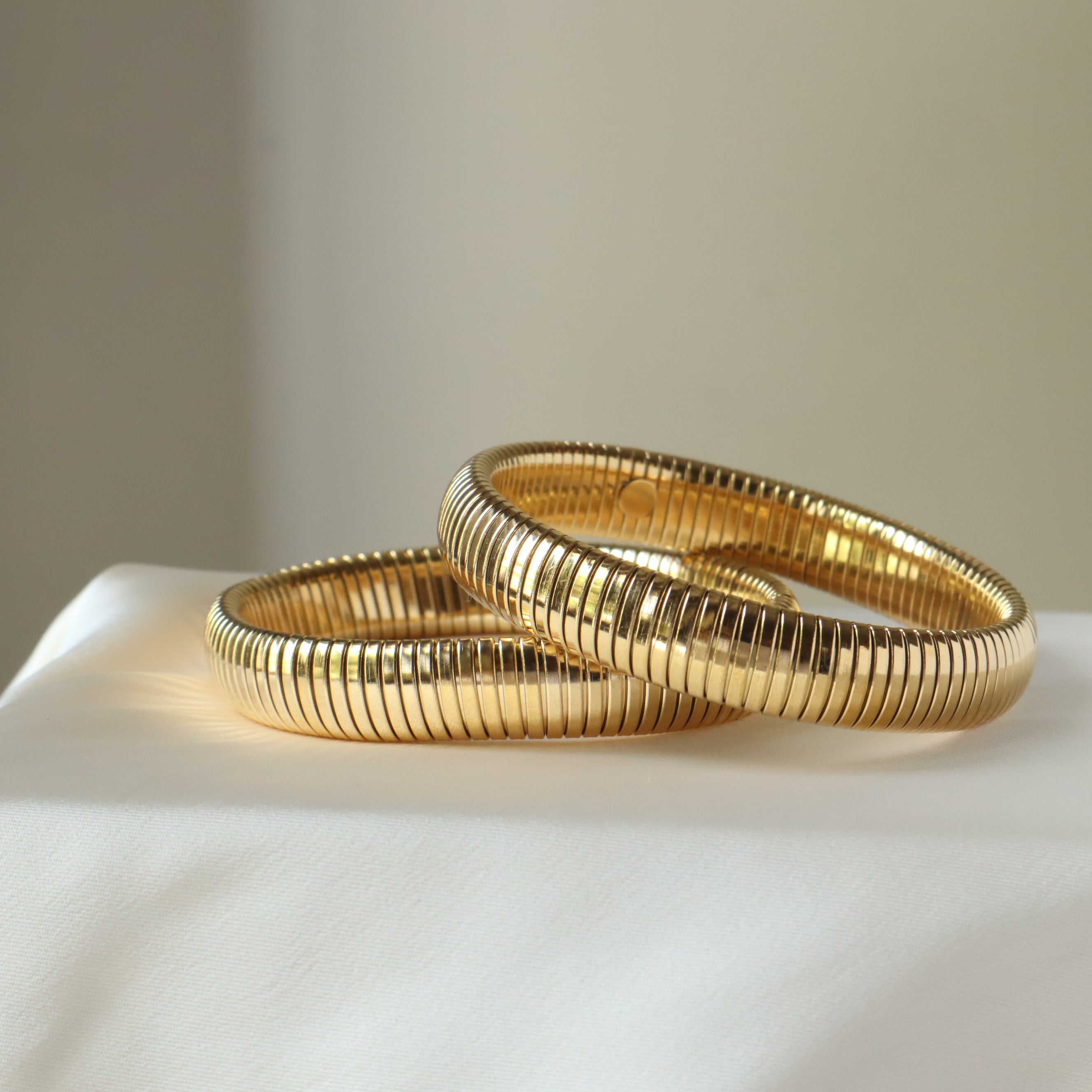 Ash Designs Berlin at Night 18K Gold Plated Bangle - view 3