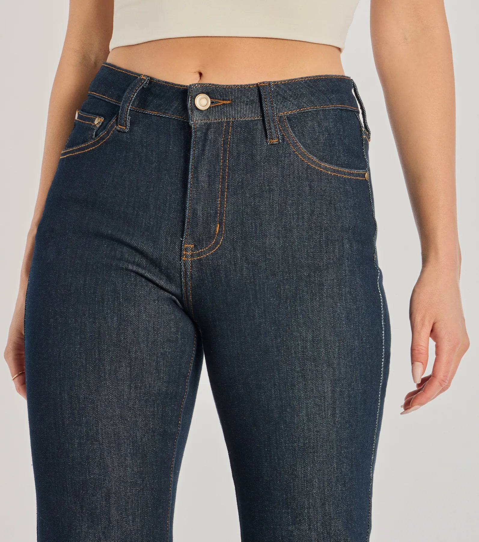 Windsor Elevated Chic High-Rise Straight Leg Denim Jeans - view 3