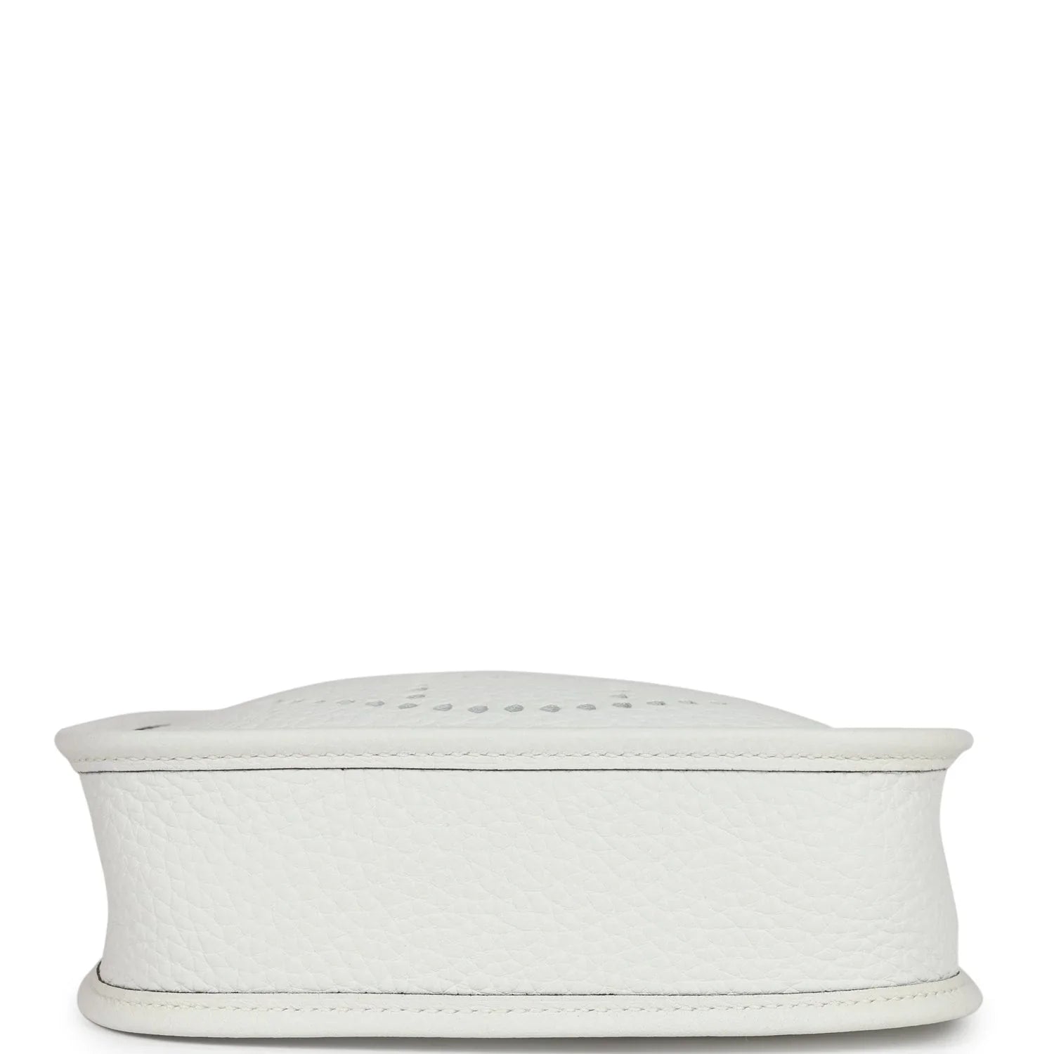 Cop Underdog Hermès Evelyne TPM New White Clemence Gold Hardware - view 5