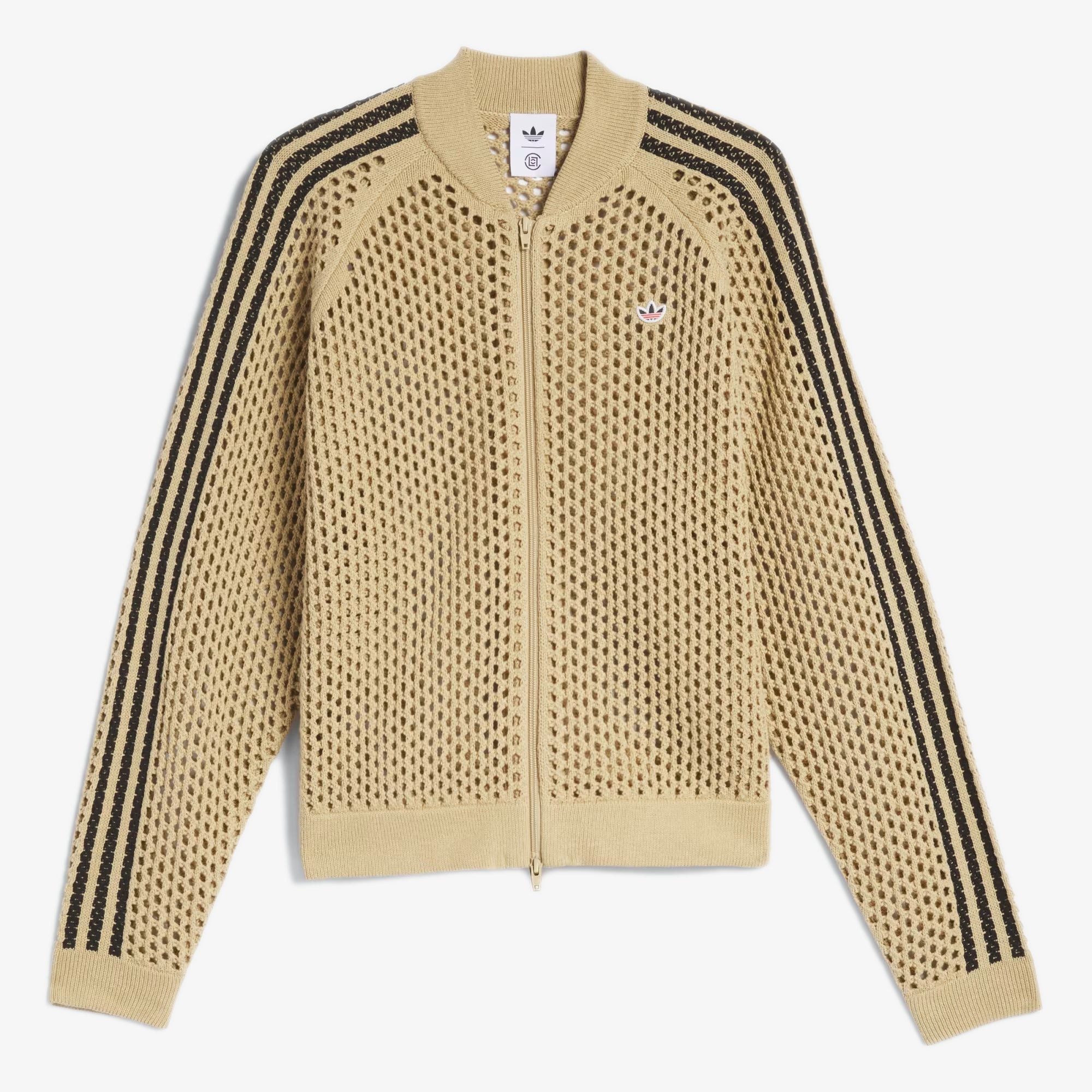 Adidas Originals | Clot Crochet Track Top By Edison { Beige Tone