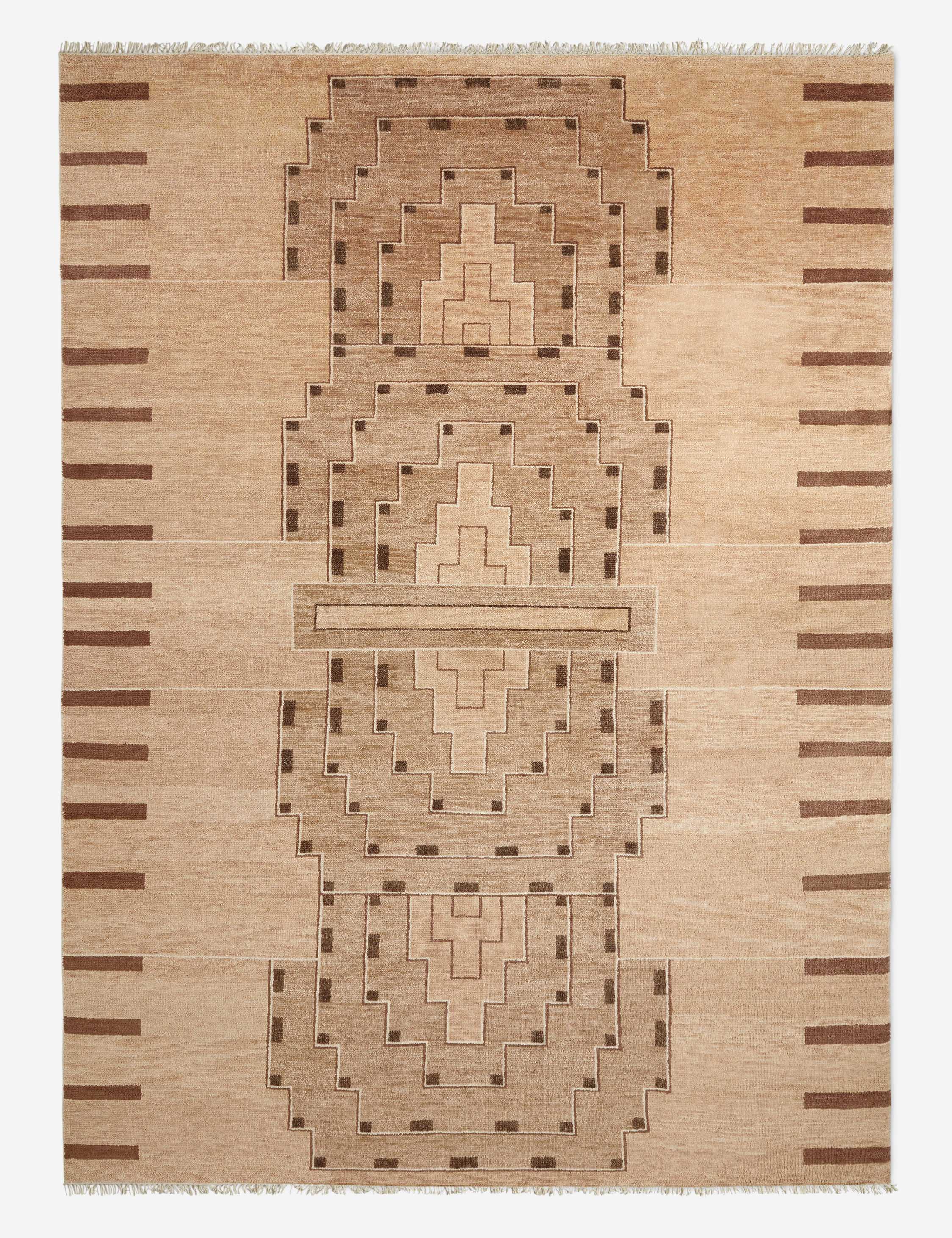 Lulu and Georgia Saffron Hand-Knotted Wool Rug