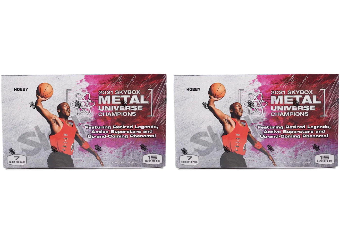 2021 Upper Deck Skybox Metal Universe Champions Hobby Box 2x Lot