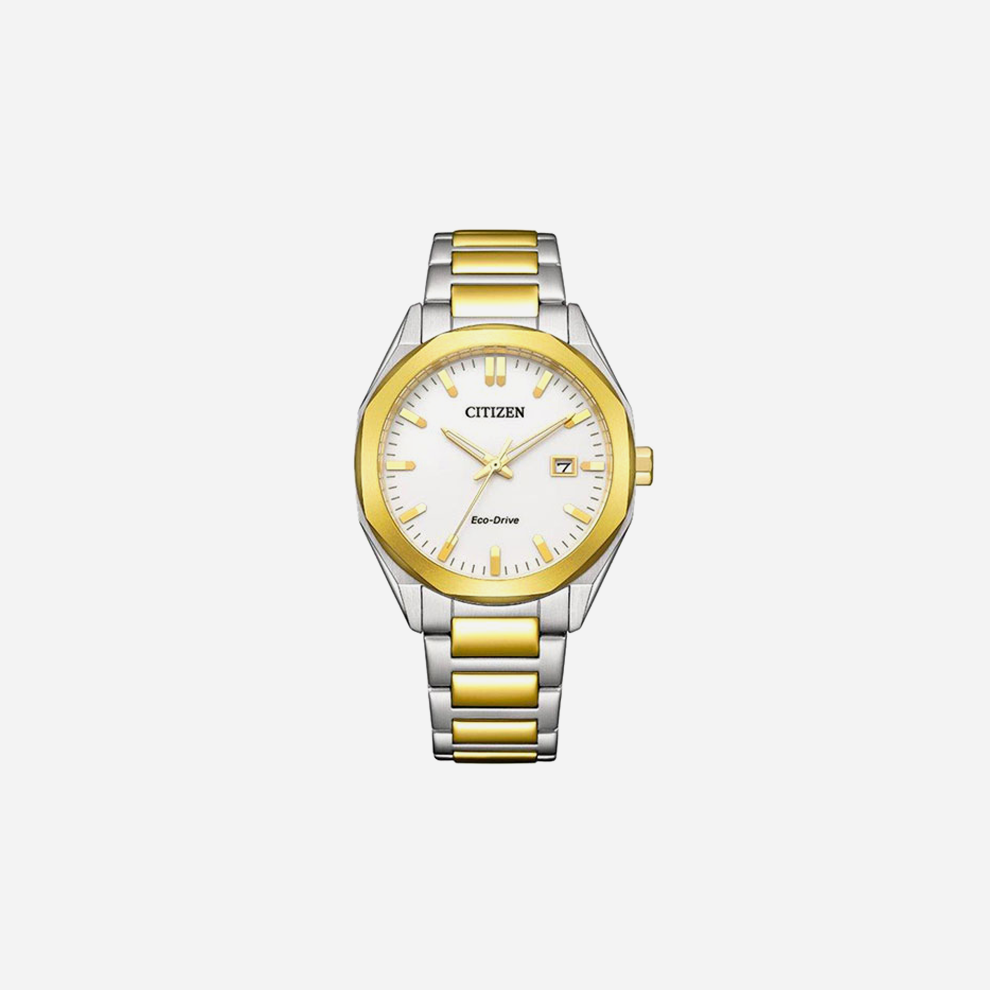 Citizen Eco-Drive Gents Watch White Dial – Multi