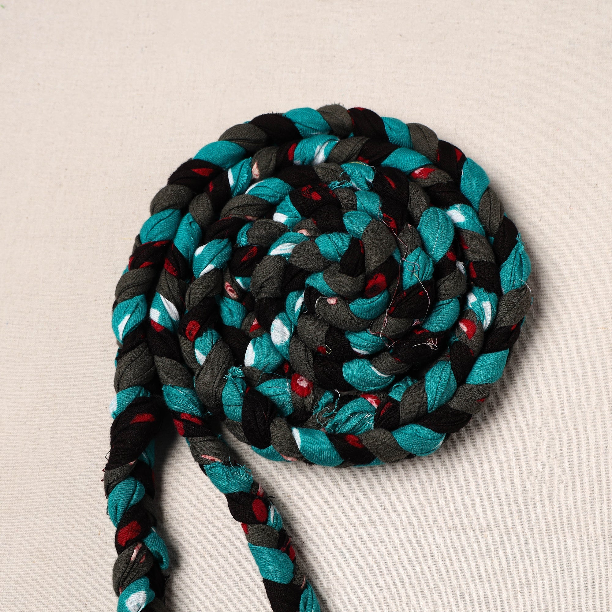 NOORI BAZAR Handmade Upcycled Fabric Skipping Rope 21 - view 2