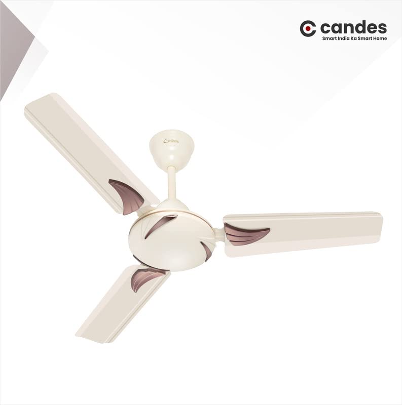 Candes Arena 900mm Ceiling Fan High Speed Anti-dust Decorative 3 Star Rated Ceiling Fan 2 Yrs Warranty (Ivory, 900mm) - view 4