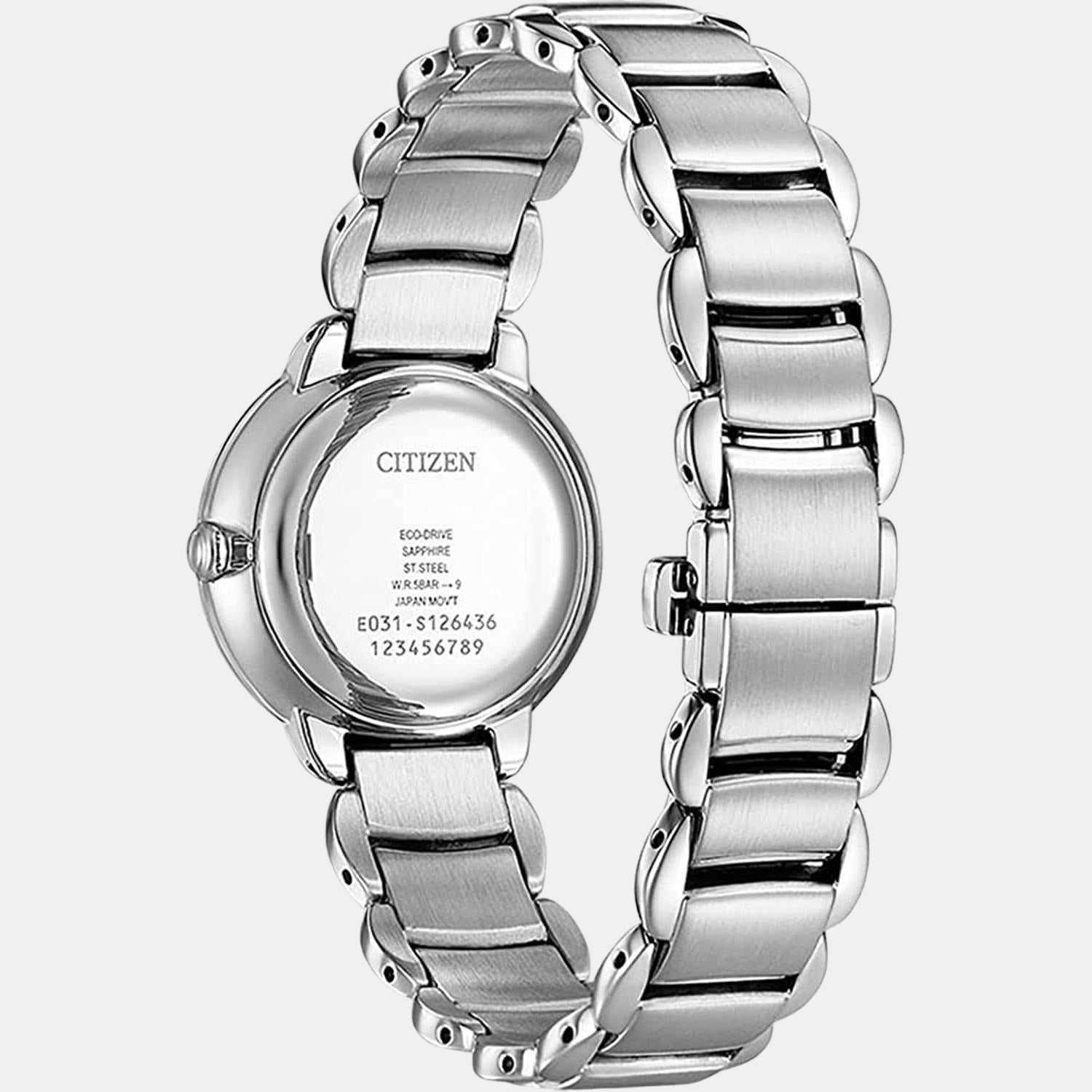 Citizen L Women Quartz Blue Dial Analog Stainless Steel Watch EM0920-86L - view 2