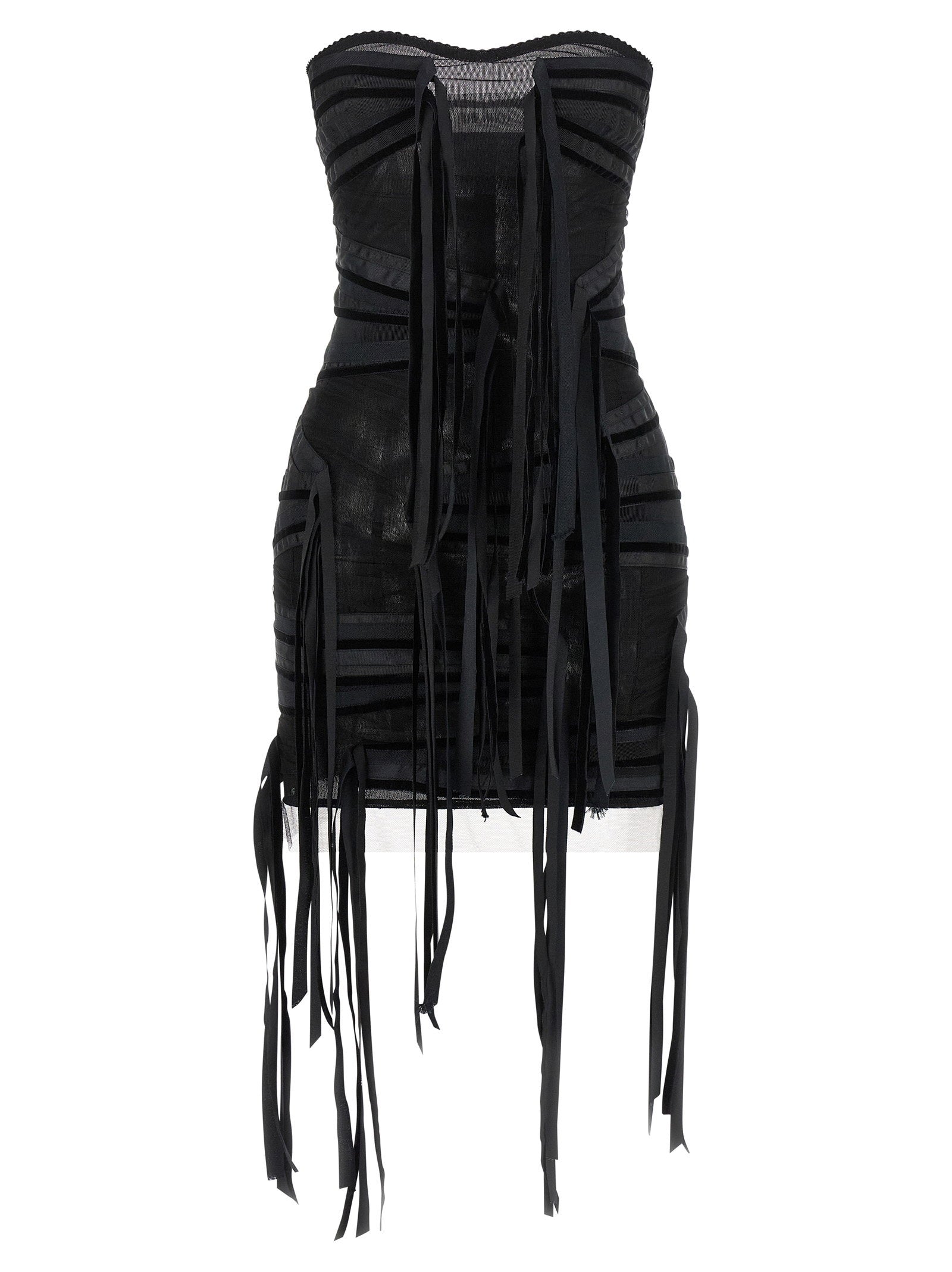 The Attico Ribbon Dress – 100% polyamide
