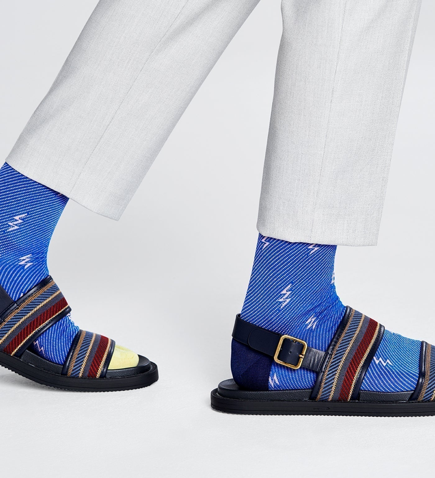 Happy Socks Dressed Flash Crew Length Socks for Men - view 2