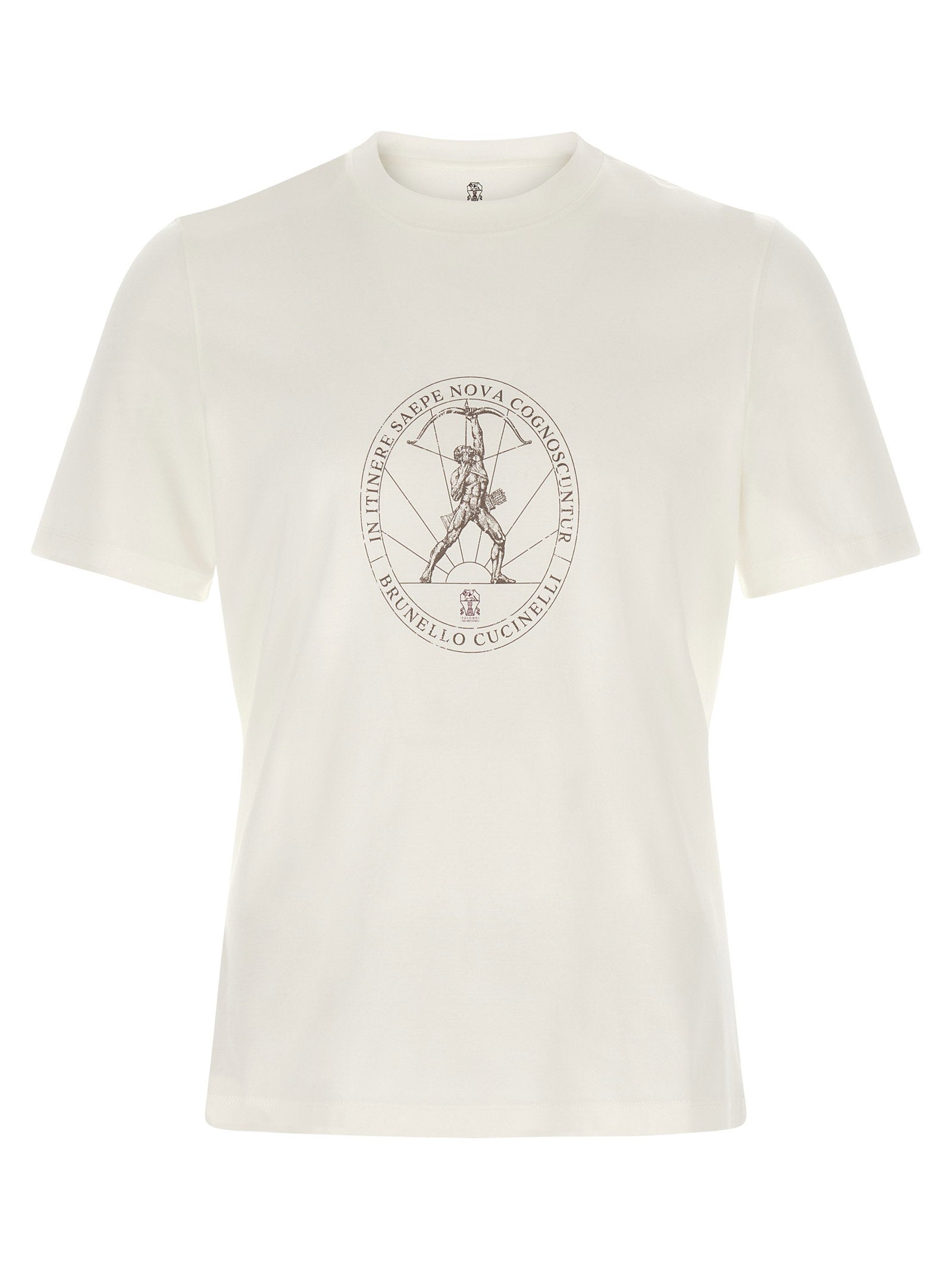 Brunello Cucinelli Printed T-shirt – 100% cotton