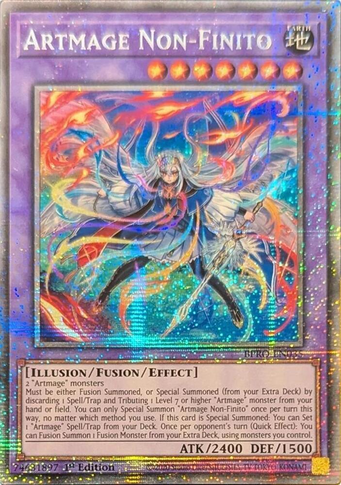 Yu-Gi-Oh! Artmage Non-Finito - BPRO-EN035 - Starlight Rare - 1st Edition
