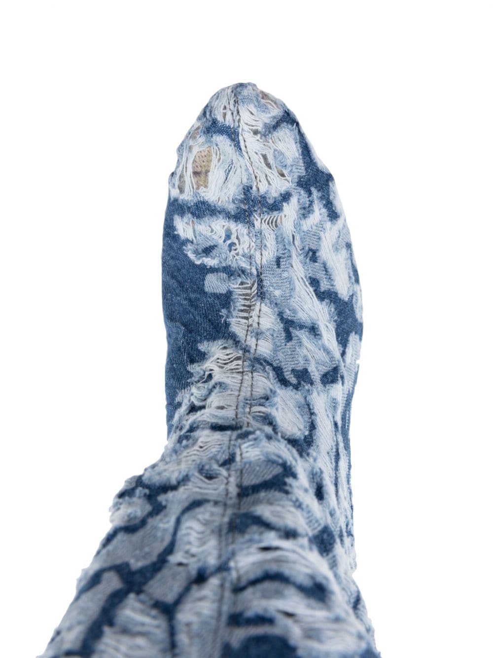 Masha Popova Boots with a worn-in denim effect - view 2
