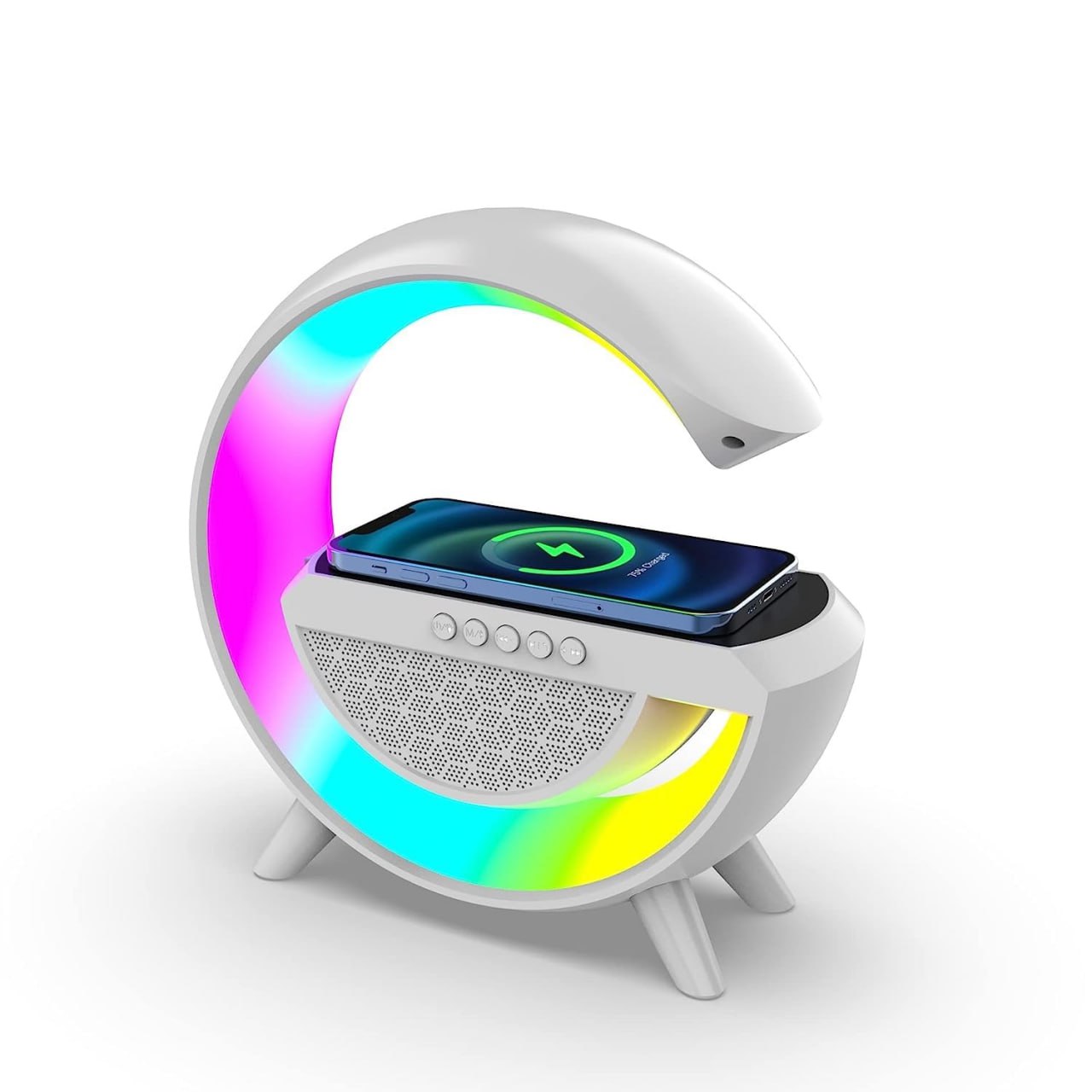 Fab Alchemy G-Shape LED Wireless Charging Speaker Lamp - view 9