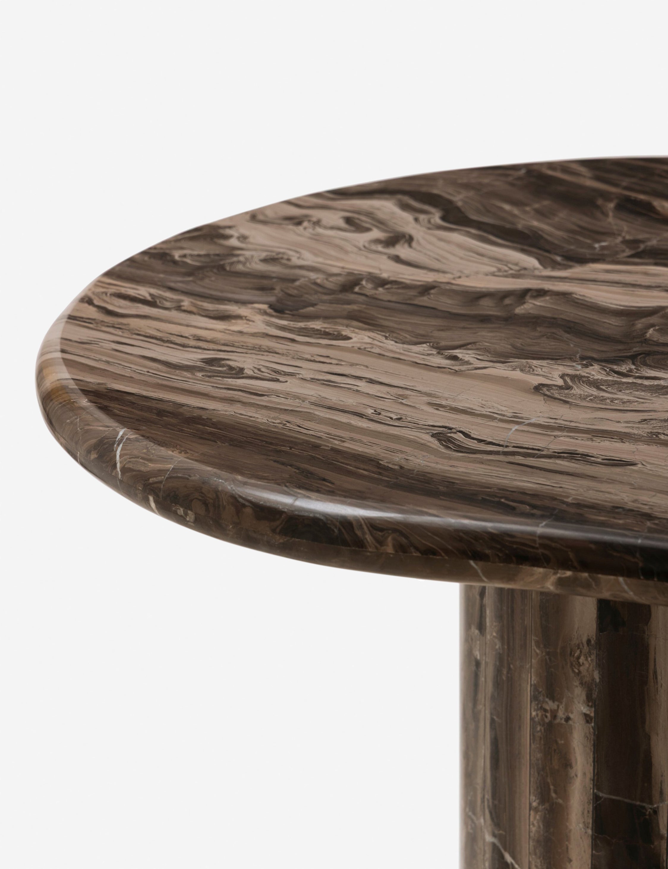 Lulu and Georgia Carlo Desk – Brown Marble - view 8