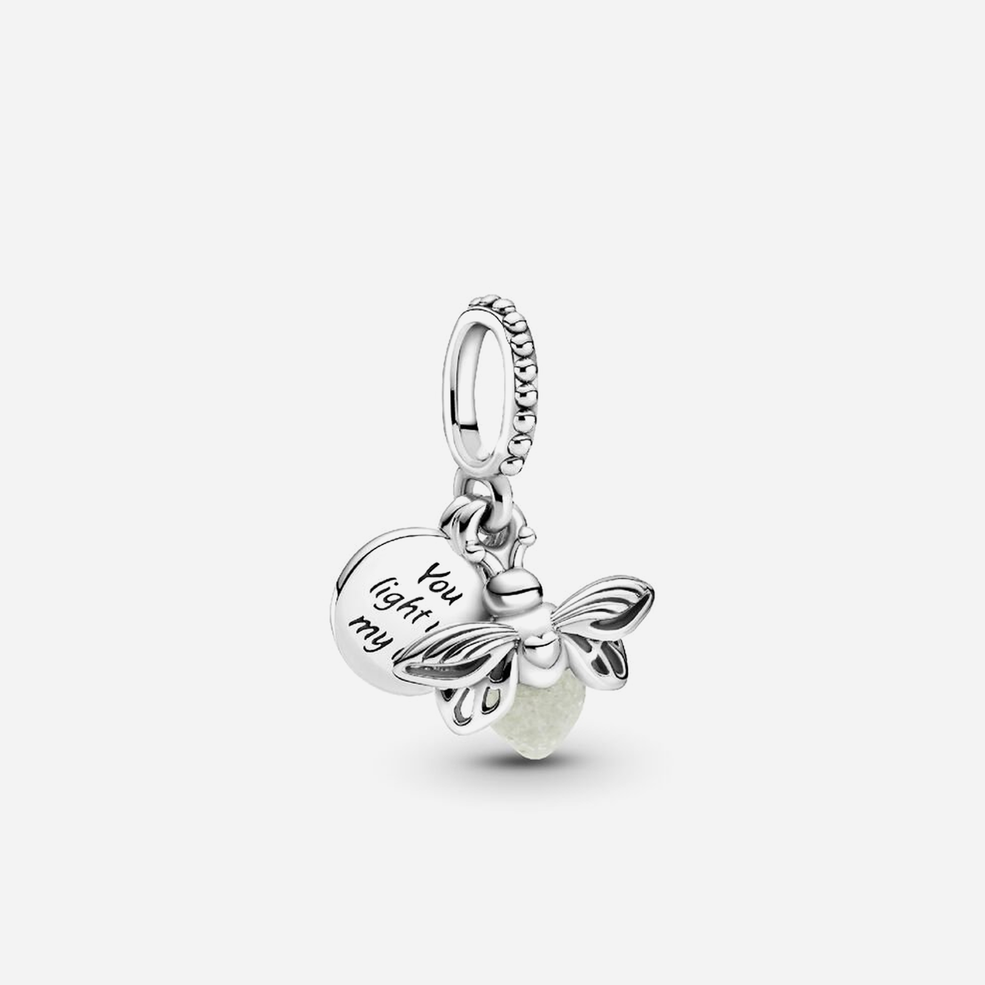 Pandora Glow-in-the-dark Firefly Dangle Charm Sterling Silver