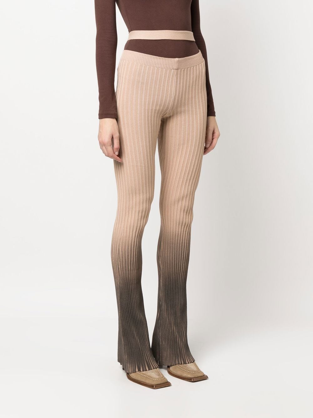 AndreĀdamo AndreÄdamo Printed cut-out trousers - view 4